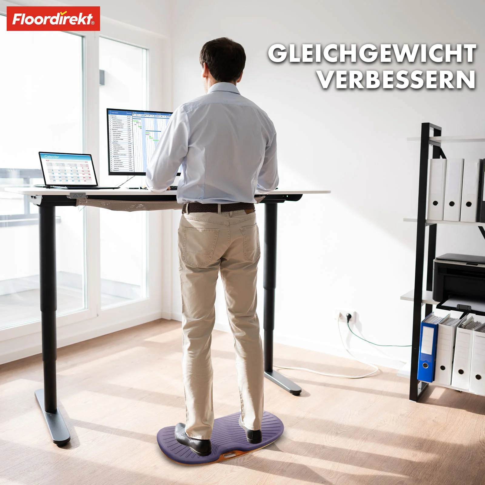 Balance Board | Hawaii | Mata przeciwzmęczeniowa do biurek stojących w biurze i biurze domowym | Mata do pracy dostępna w dwóch wersjach - Image 16