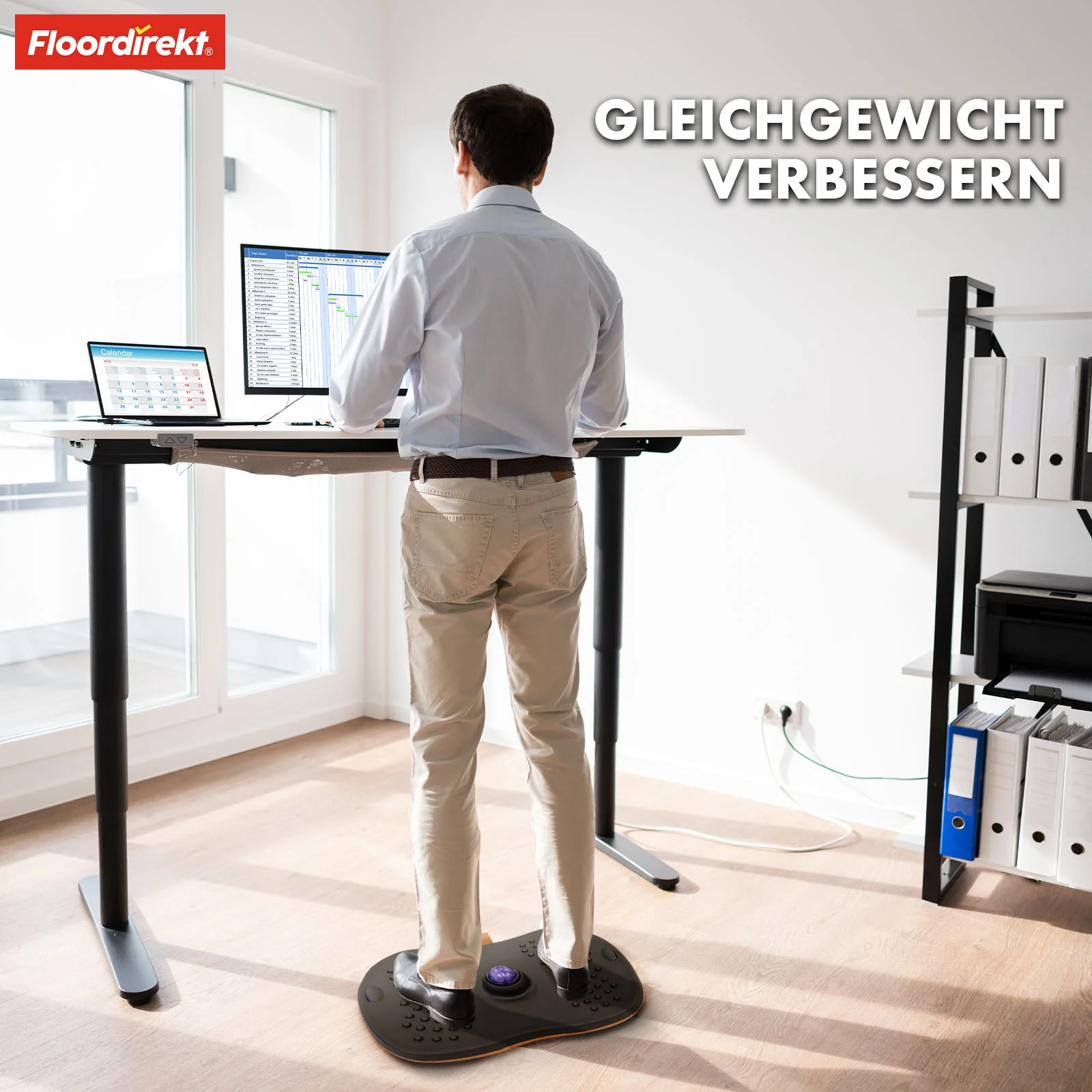 Balance Board | Hawaii | Mata przeciwzmęczeniowa do biurek stojących w biurze i biurze domowym | Mata do pracy dostępna w dwóch wersjach - Image 7