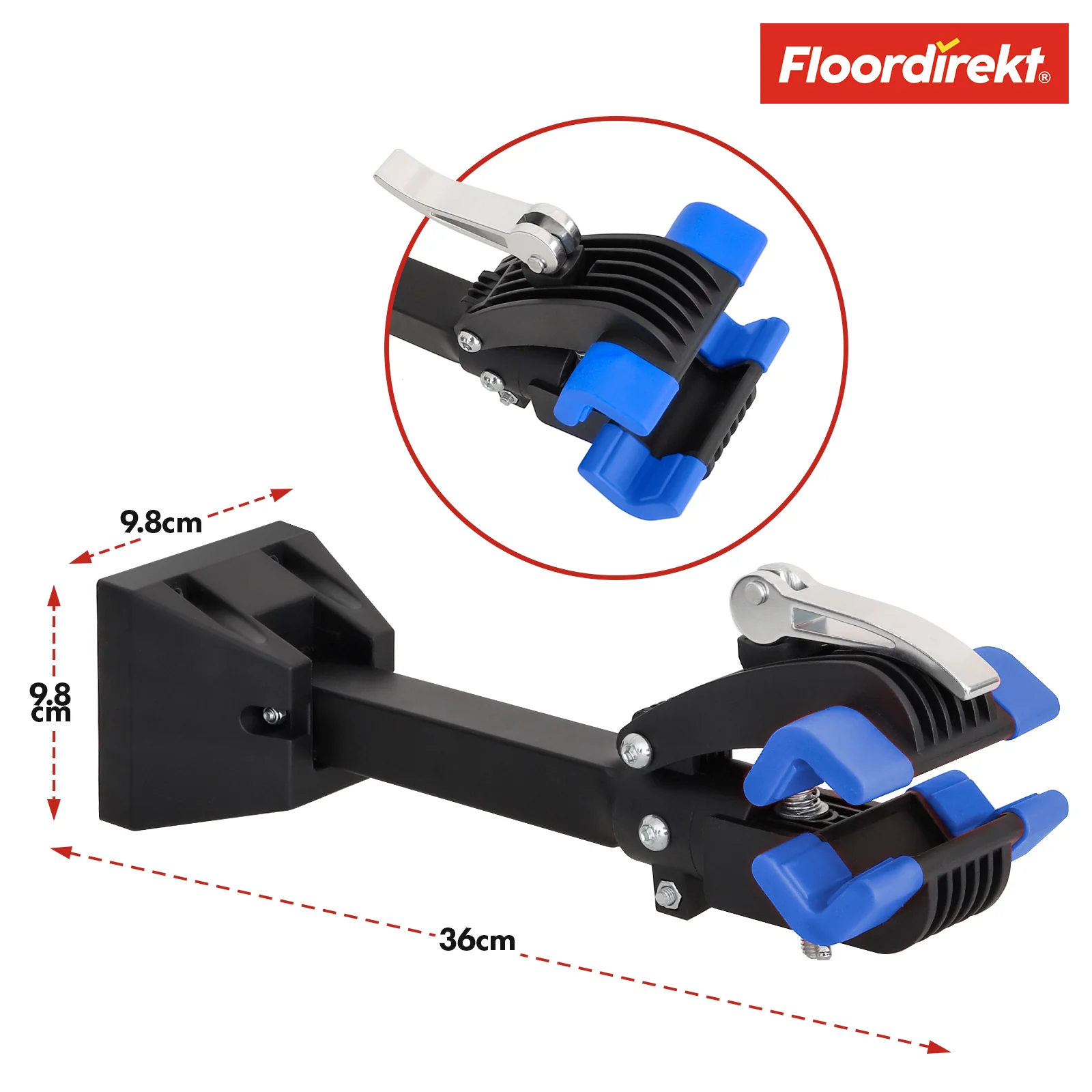 Uchwyt ścienny na rower | Levin | Kompatybilny z większością ram rowerowych | Udźwig do 20 kg - Image 2