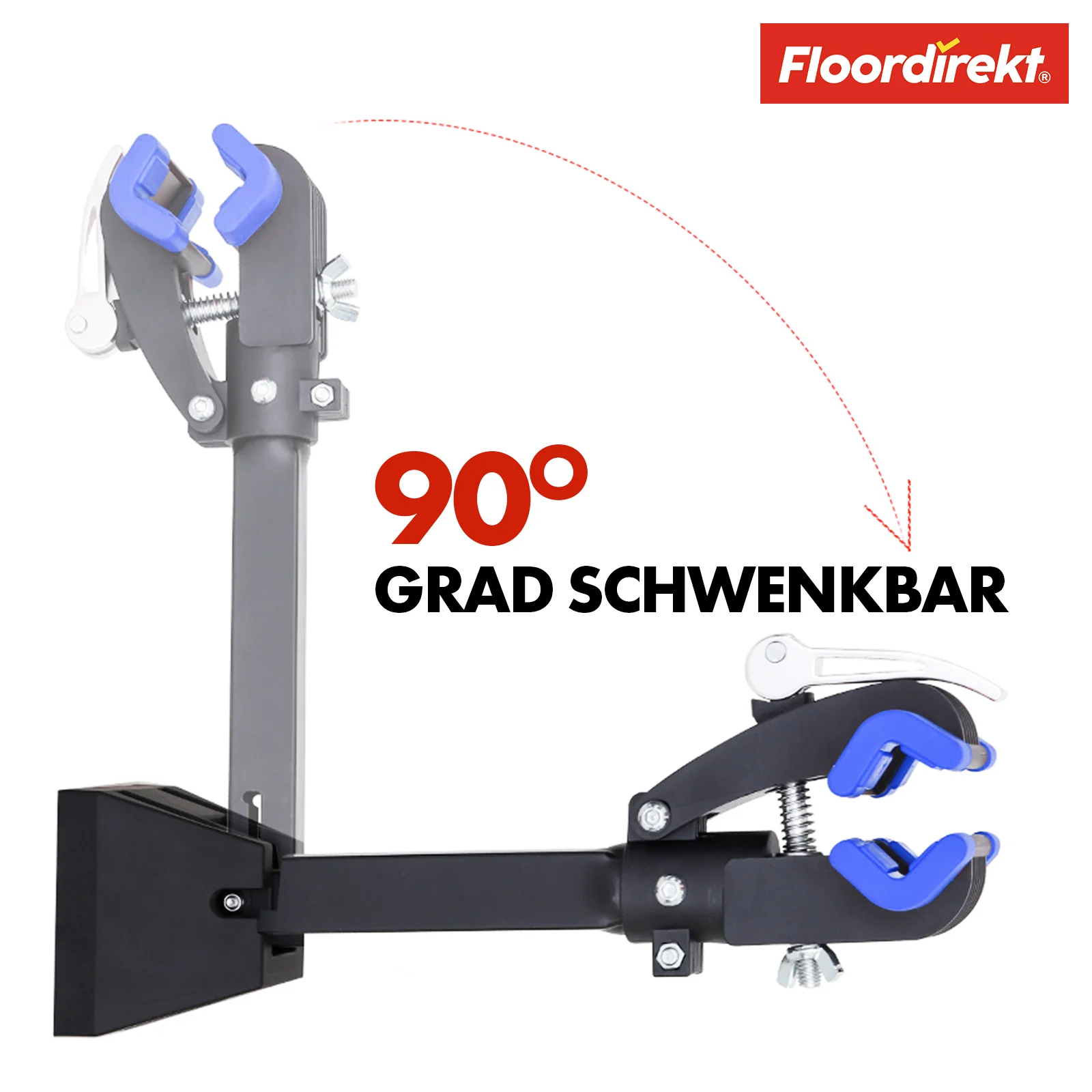 Uchwyt ścienny na rower | Levin | Kompatybilny z większością ram rowerowych | Udźwig do 20 kg - Image 4