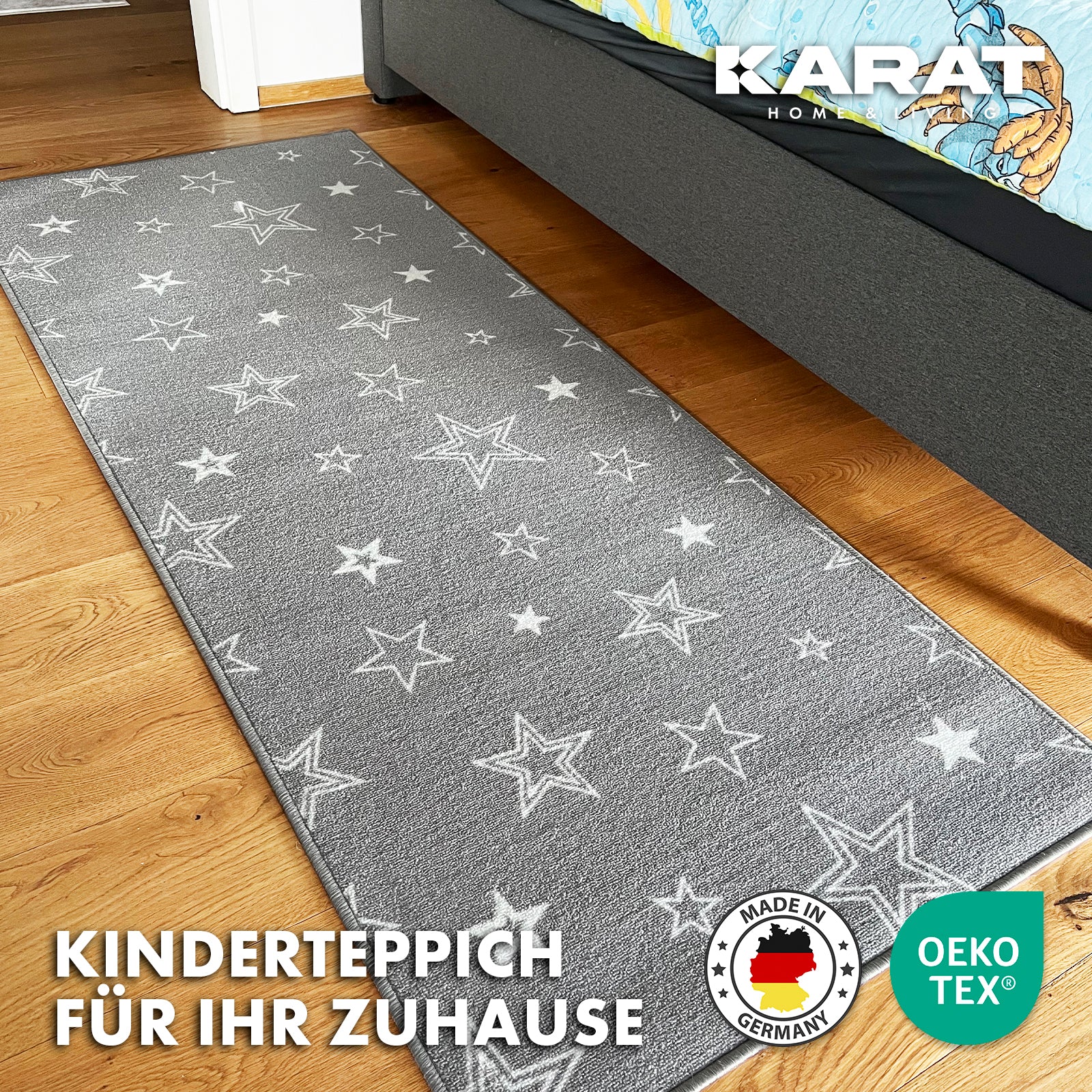 Dywanik Dots&Stars | Dywanik dziecięcy dla chłopców i dziewczynek | Wytrzymały i łatwy w pielęgnacji | W dwóch wzorach - Image 15