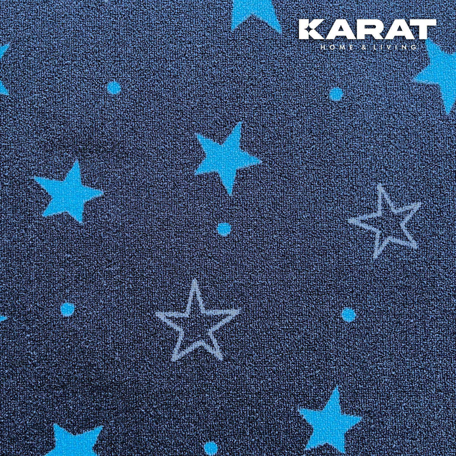 Dywanik Dots&Stars | Dywanik dziecięcy dla chłopców i dziewczynek | Wytrzymały i łatwy w pielęgnacji | W dwóch wzorach - Image 2