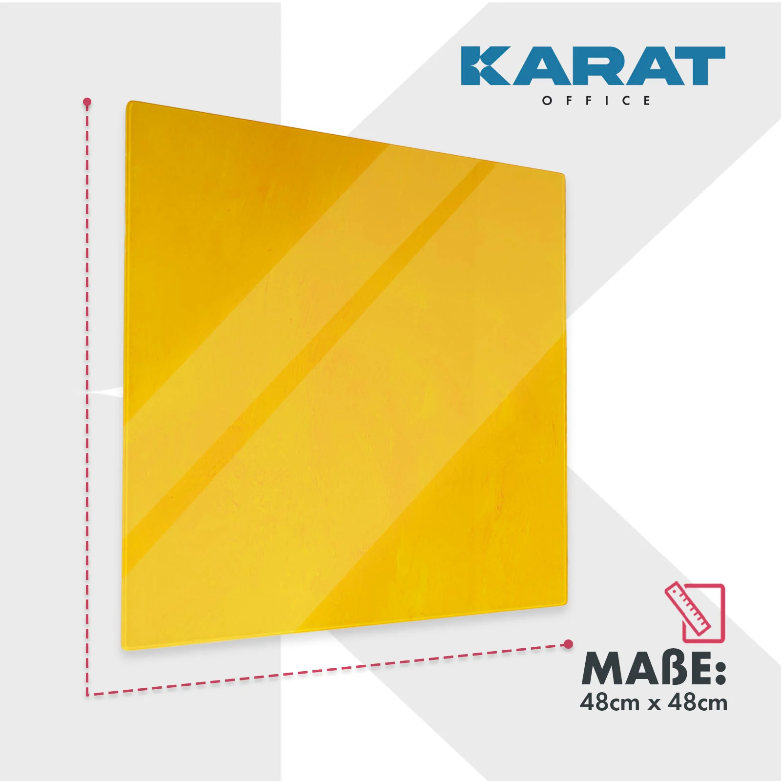 Designerska szklana tablica na notatki | Z nadrukiem | Z magnesami i materiałem montażowym | W 2 kolorach - Image 10