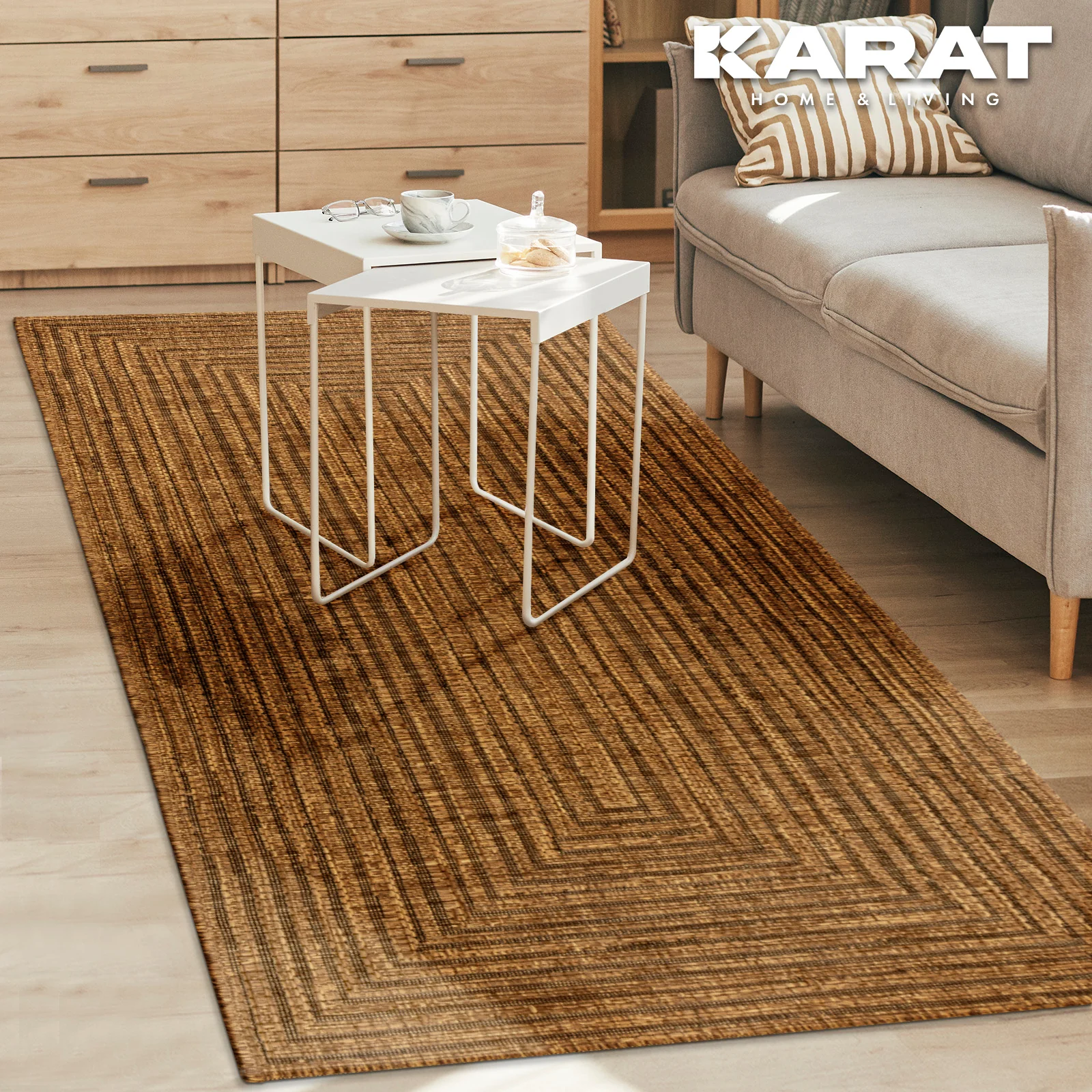 Dywan Seria Karat | Tiffany | 2 kolory | Podłogi do przedpokoju i salonu - Image 10