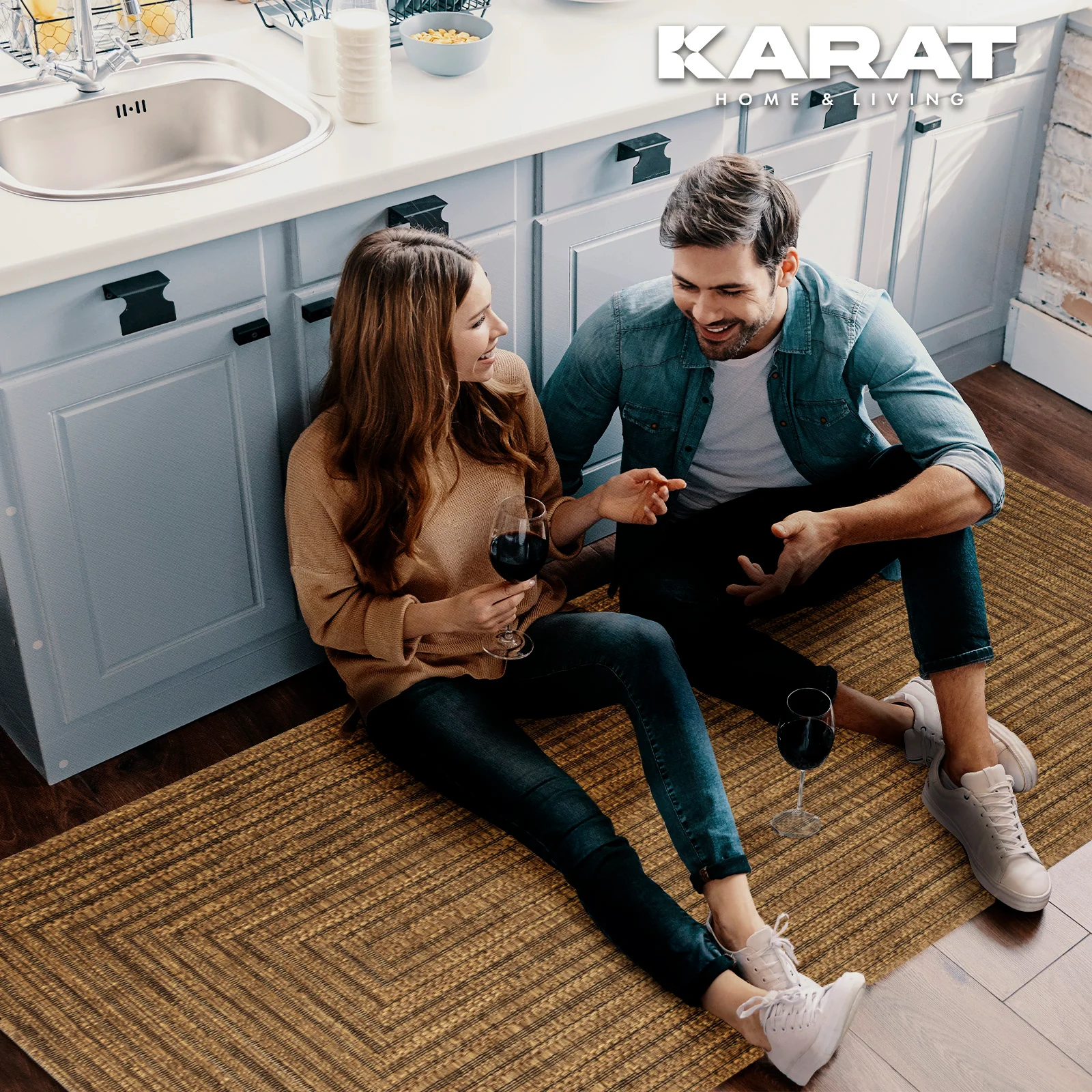Dywan Seria Karat | Tiffany | 2 kolory | Podłogi do przedpokoju i salonu - Image 16