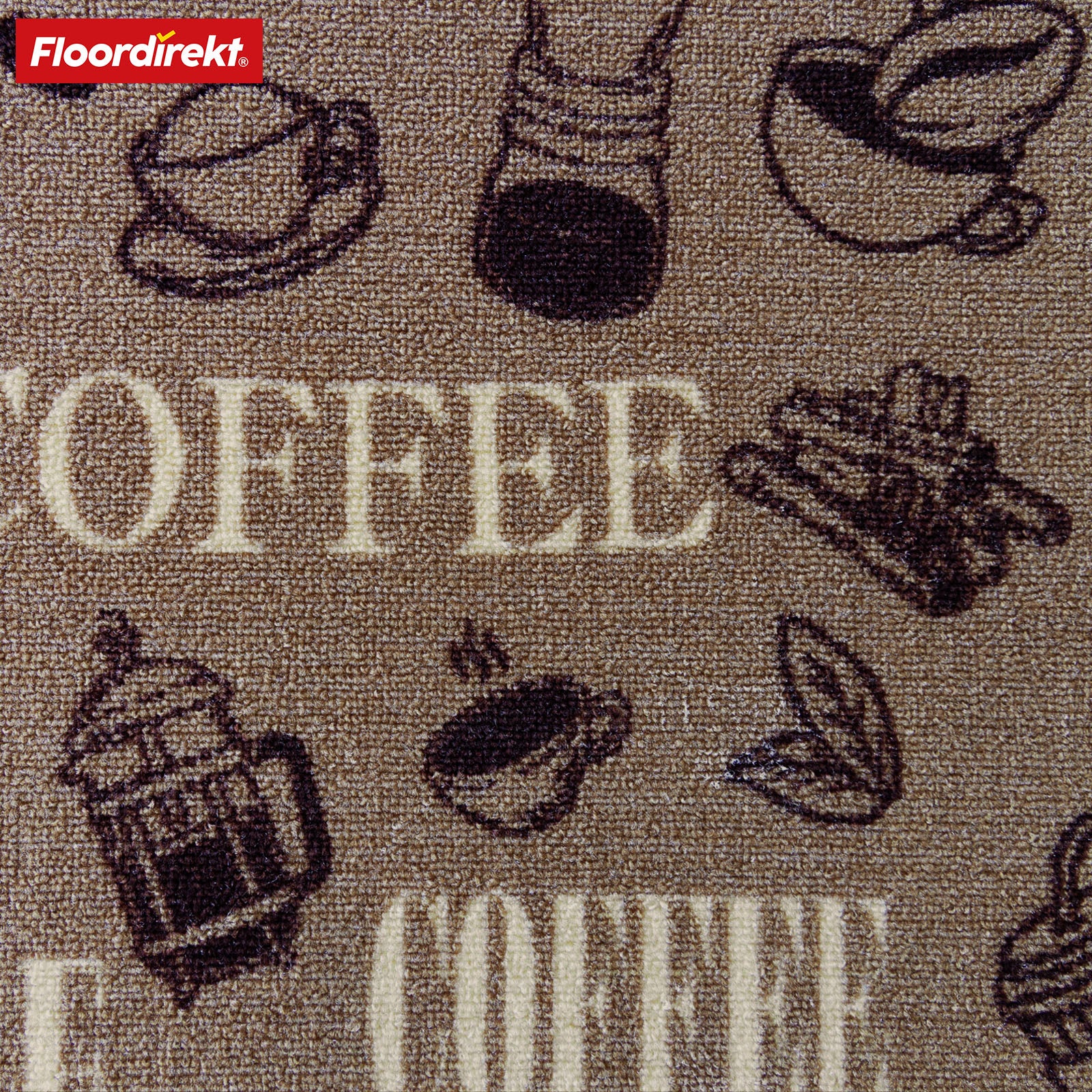 Chodnik dywanowy | Coffee | Nowoczesny dywan do kuchni z motywem kawy | Antypoślizgowy, trwały i łatwy w czyszczeniu - Image 13