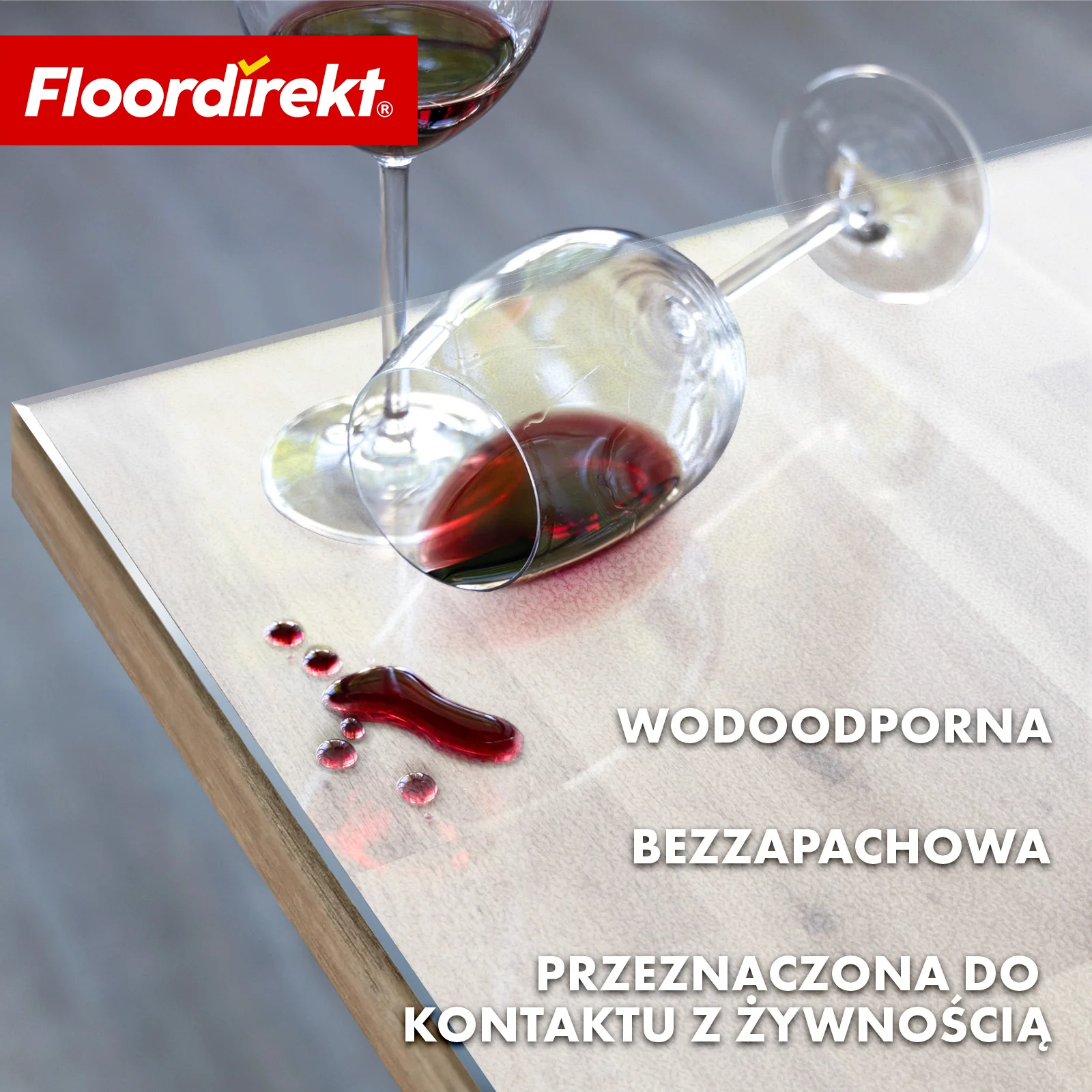 Folia na stół | Neo Milky | Półprzezroczysta folia ochronna na stół w kolorze mlecznobiałym z fazowaną krawędzią na wymiar - Image 6
