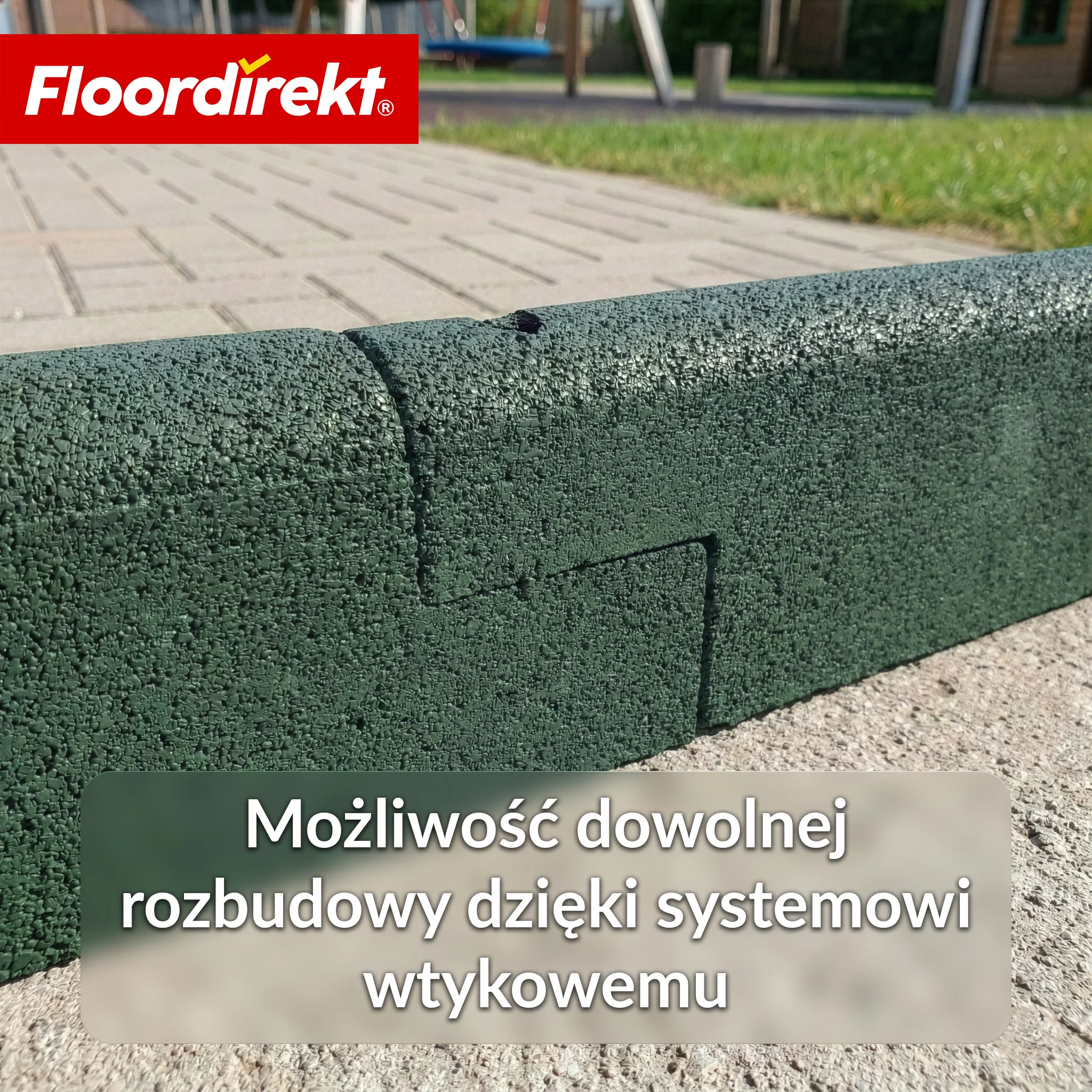 Gumowy krawężnik | Elastyczna obrzeże trawnikowe i obrzeże rabat z recyklingowanej gumy do ogrodu, ścieżek i tarasu - Image 12