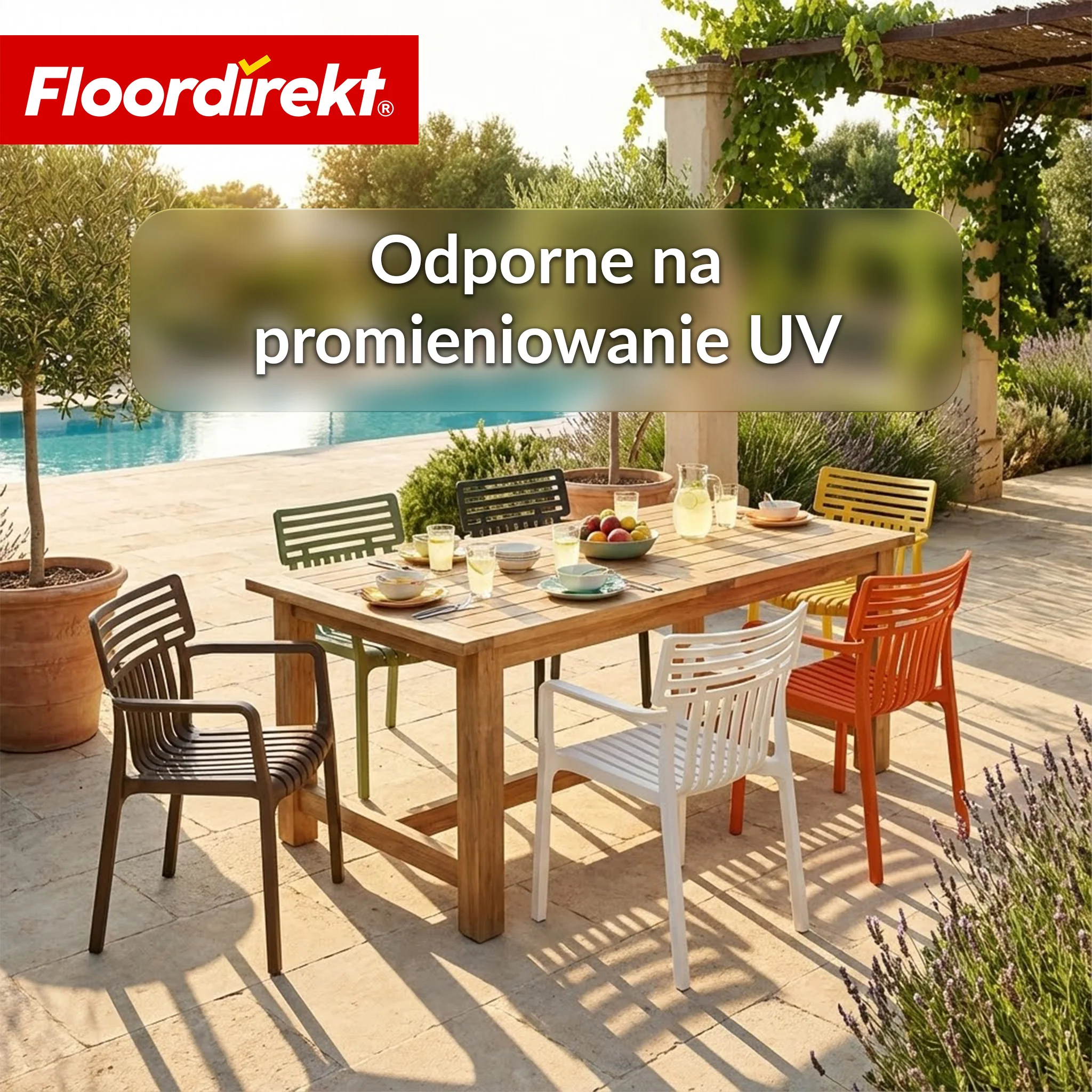 Krzesło ogrodowe | Terrano | Sztaplowane krzesło designerskie odporne na warunki atmosferyczne i UV do ogrodu, balkonu i tarasu - Image 32