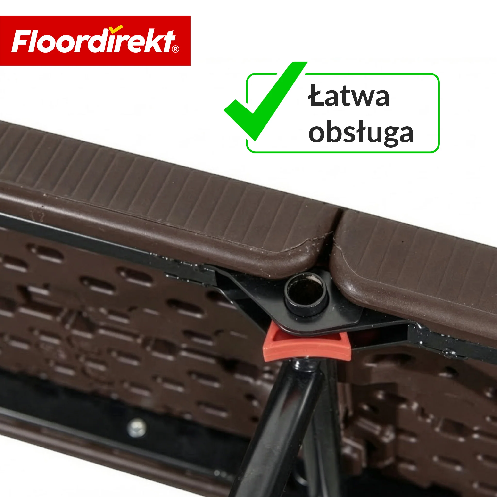 Ławka ogrodowa | Kagawa | Składana, odporna na warunki atmosferyczne ławka 183 cm w kolorze brązowym do ogrodu, na balkon & imprezy - Image 7