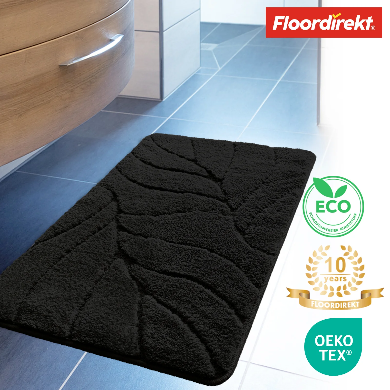 Mata do kąpieli | Maris | Puszysta mata do kąpieli ze strukturą liści | Dostępna w różnych kolorach i rozmiarach - Image 48