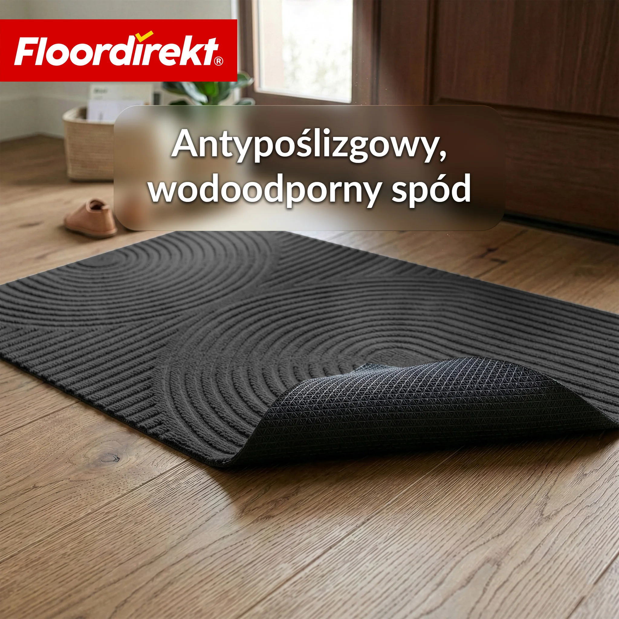 Mata wejściowa | Circa | zmywalna wycieraczka do wewnątrz i na zewnątrz | antypoślizgowa mata z podkładem TPE - Image 26
