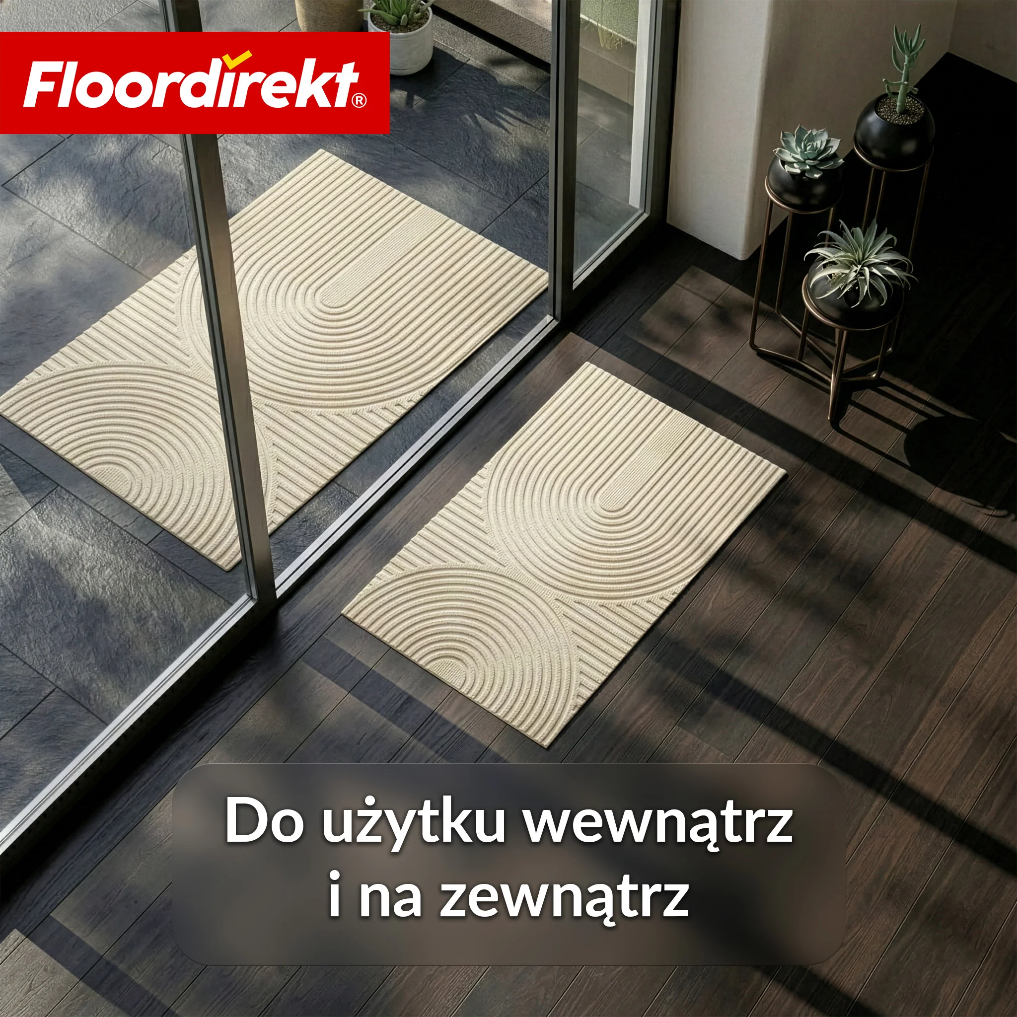 Mata wejściowa | Circa | zmywalna wycieraczka do wewnątrz i na zewnątrz | antypoślizgowa mata z podkładem TPE - Image 4