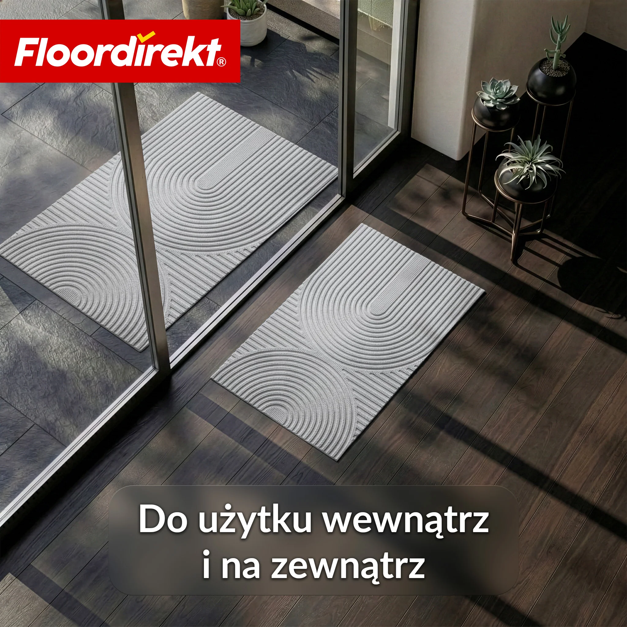 Mata wejściowa | Circa | zmywalna wycieraczka do wewnątrz i na zewnątrz | antypoślizgowa mata z podkładem TPE - Image 44