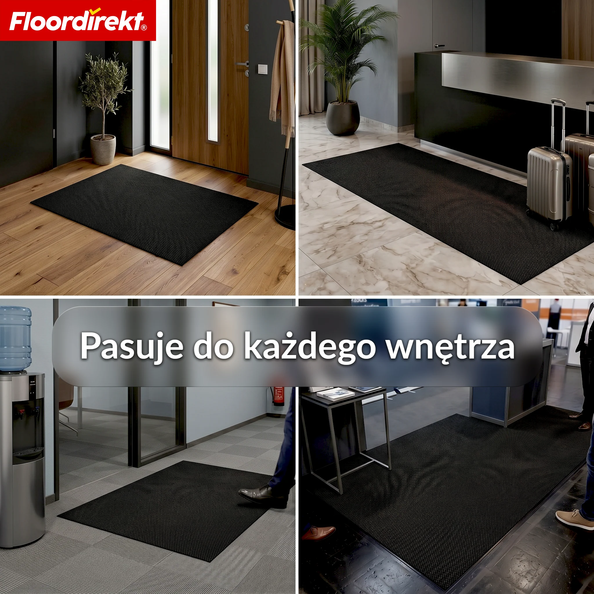 Mata wejściowa | Hong Kong Pro | Mata czyszcząca z podkładem TPE, wytrzymała i antypoślizgowa - Image 24