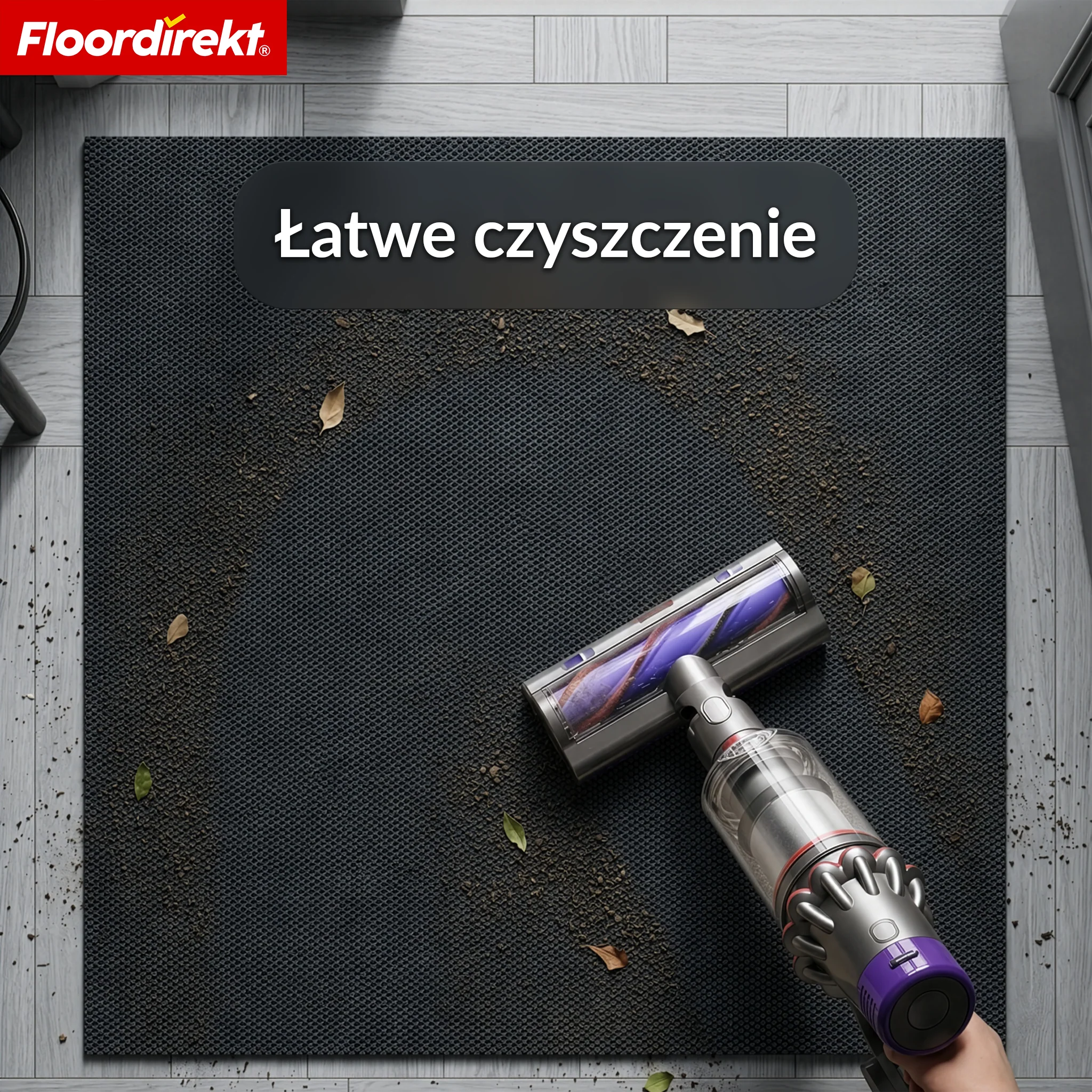 Mata wejściowa | Hong Kong Pro | Mata czyszcząca z podkładem TPE, wytrzymała i antypoślizgowa - Image 7