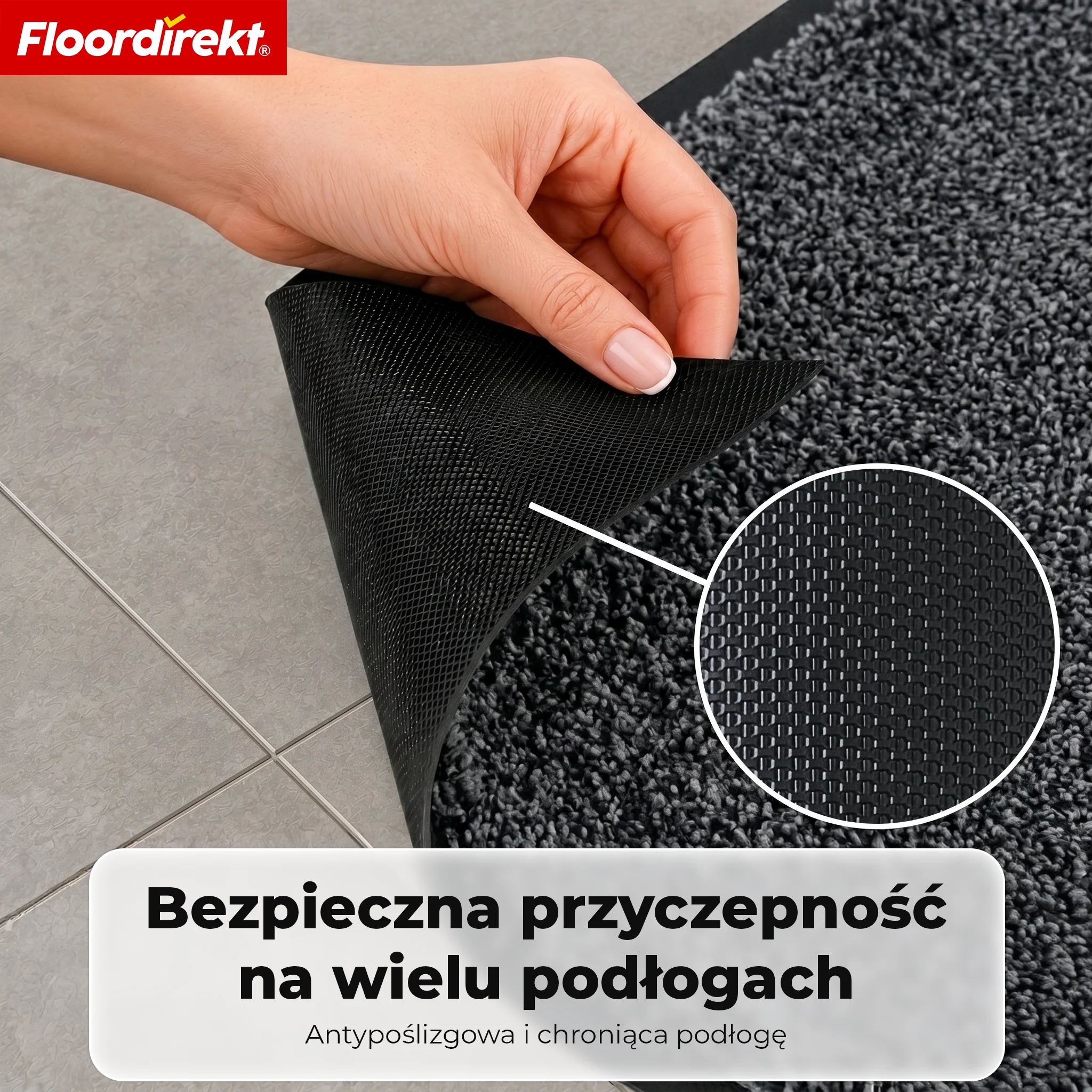 Mata wejściowa | Karat | Zmywalna mata czyszcząca z antypoślizgowym spodem TPE - Image 15