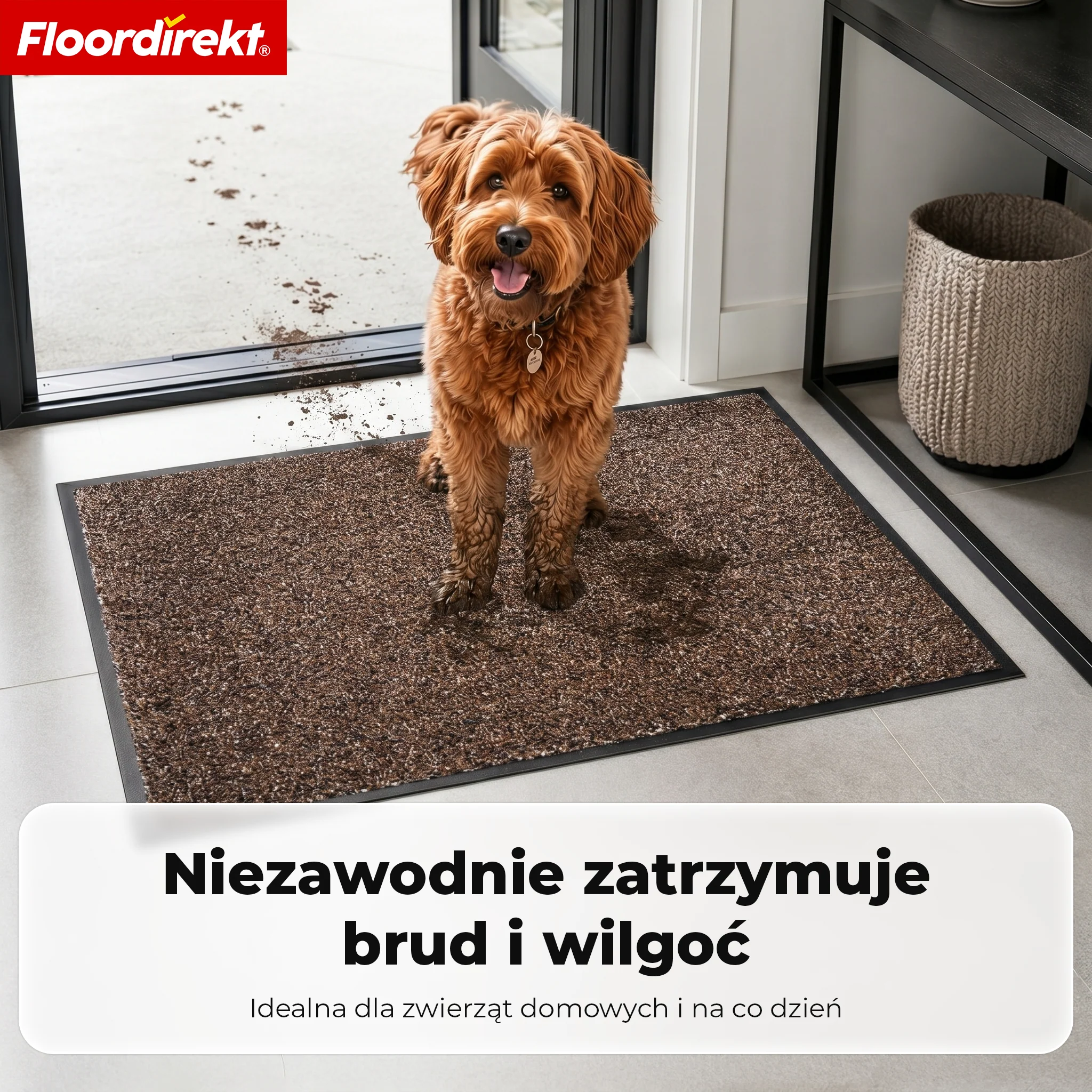 Mata wejściowa | Karat | Zmywalna mata czyszcząca z antypoślizgowym spodem TPE - Image 21