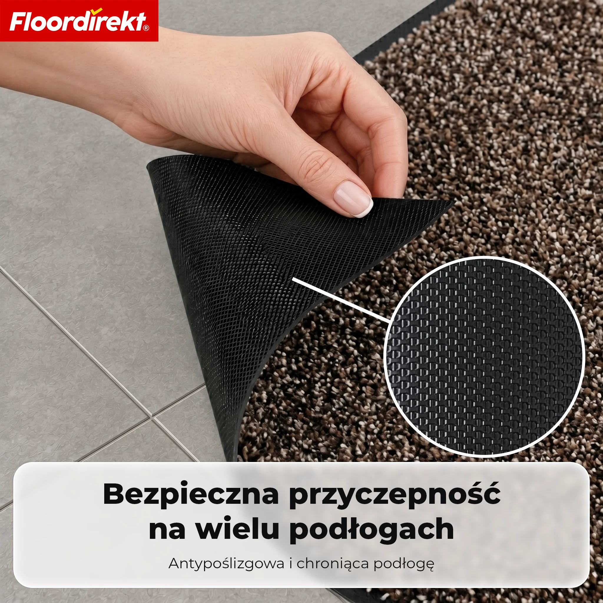 Mata wejściowa | Karat | Zmywalna mata czyszcząca z antypoślizgowym spodem TPE - Image 23