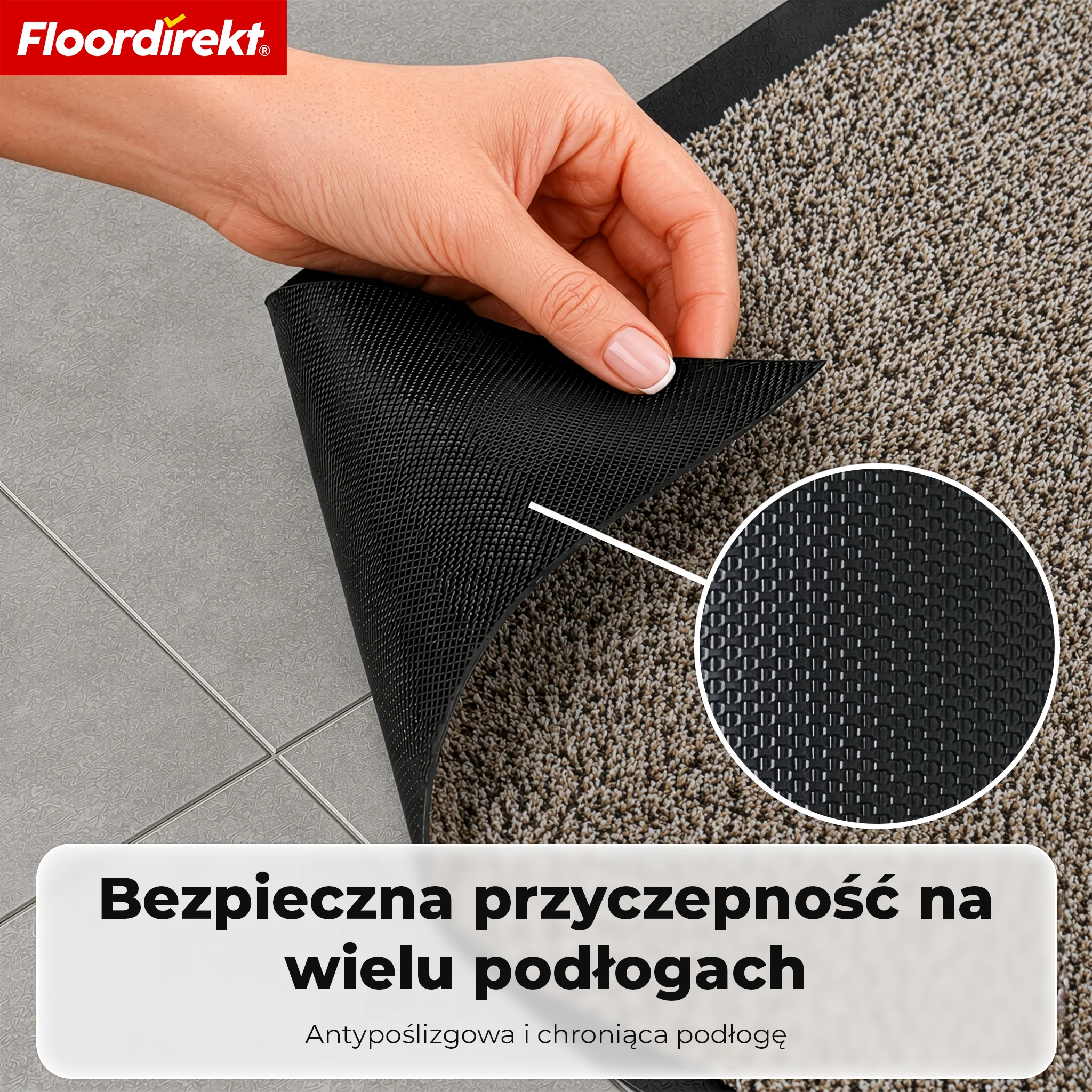 Mata wejściowa | Karat | Zmywalna mata czyszcząca z antypoślizgowym spodem TPE - Image 30