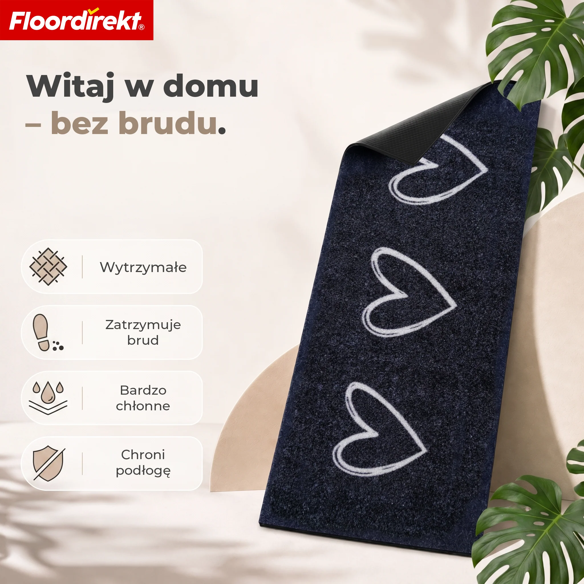 Mata wejściowa | Varo | Zmywalna mata na buty z antypoślizgowym spodem TPE, chłonna i antypoślizgowa - Image 36