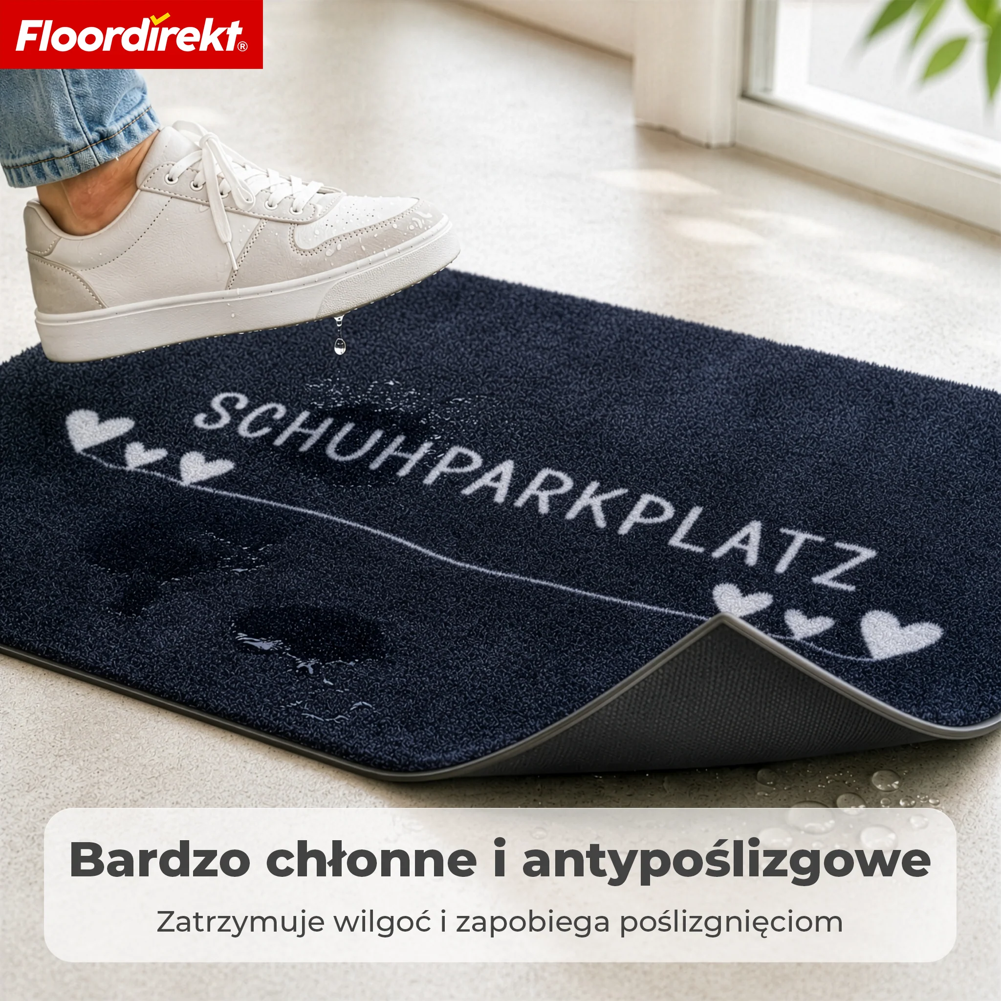 Mata wejściowa | Varo | Zmywalna mata na buty z antypoślizgowym spodem TPE, chłonna i antypoślizgowa - Image 47