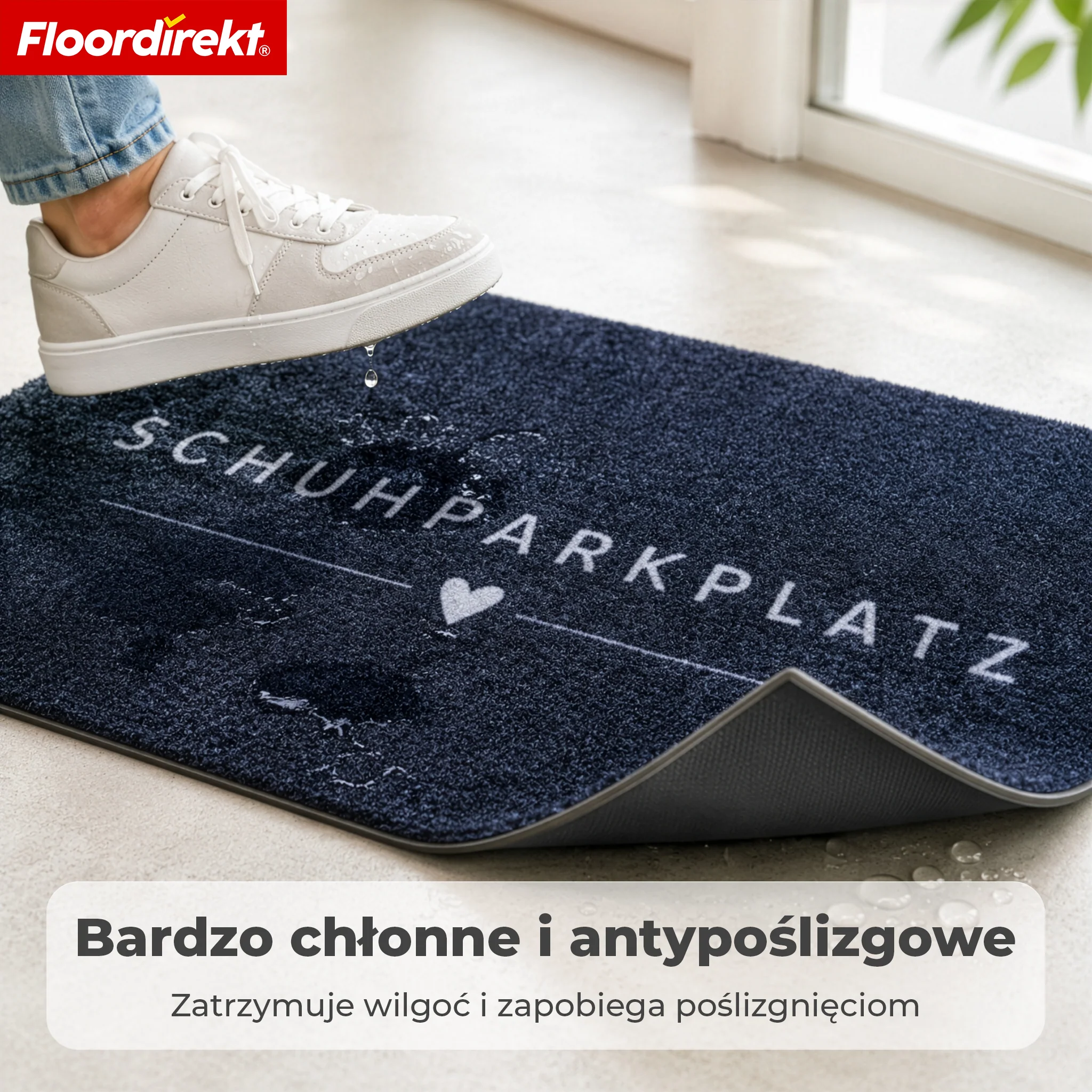 Mata wejściowa | Varo | Zmywalna mata na buty z antypoślizgowym spodem TPE, chłonna i antypoślizgowa - Image 7