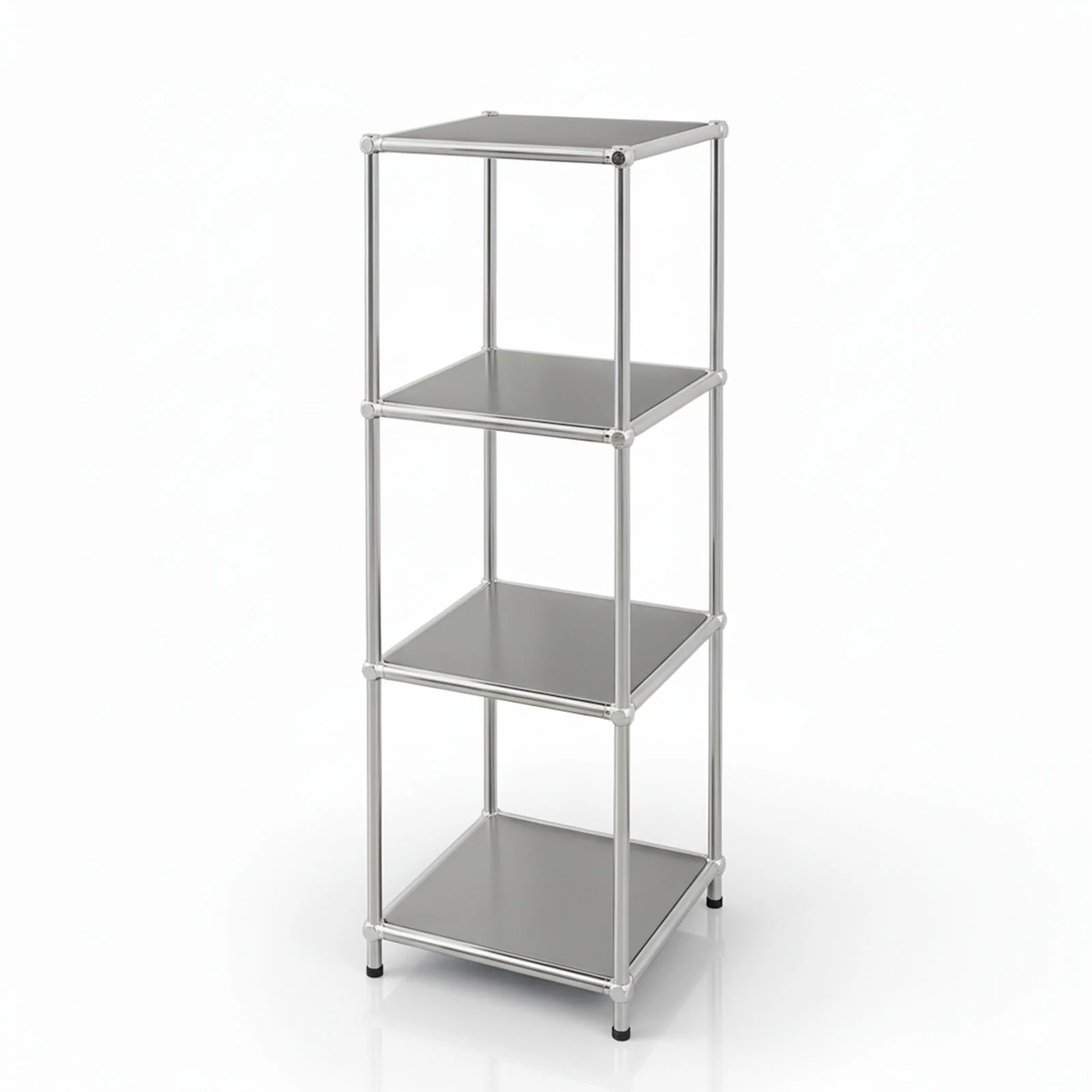 Regał metalowy | Concept Epure MK-005 | 4-poziomowy regał z otwartymi półkami | Dostępny w kilku kolorach - Image 17