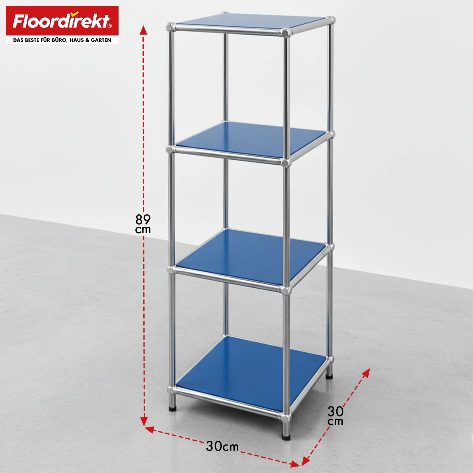 Regał metalowy | Concept Epure MK-005 | 4-poziomowy regał z otwartymi półkami | Dostępny w kilku kolorach - Image 26