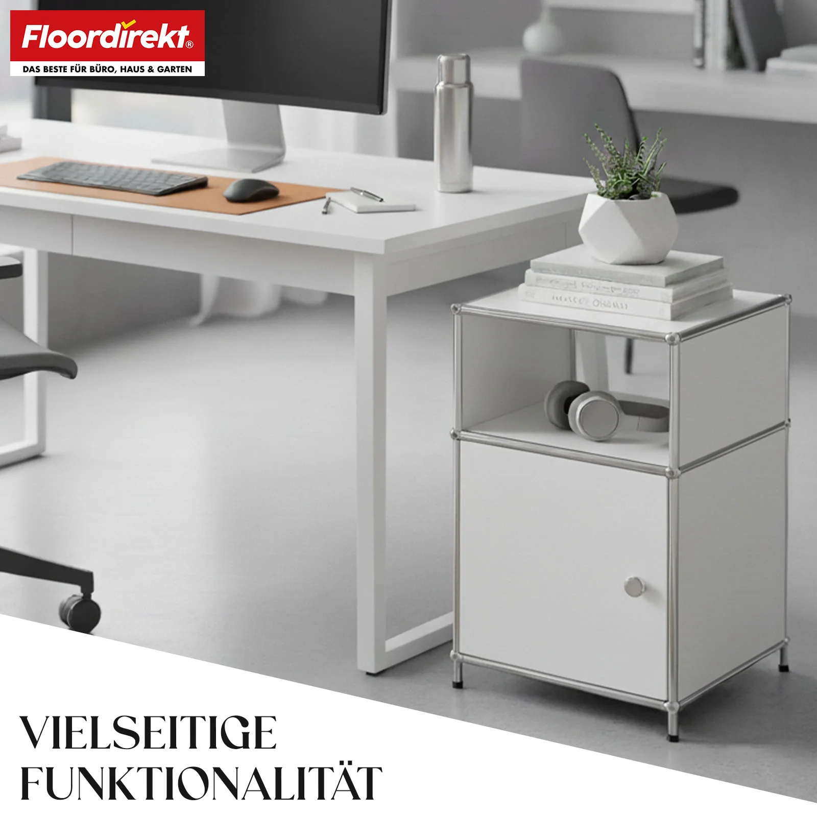 Regał metalowy | Concept Epure MK-040 | 3-poziomowy regał do przechowywania z drzwiami i półkami | Dostępny w kilku kolorach - Image 21