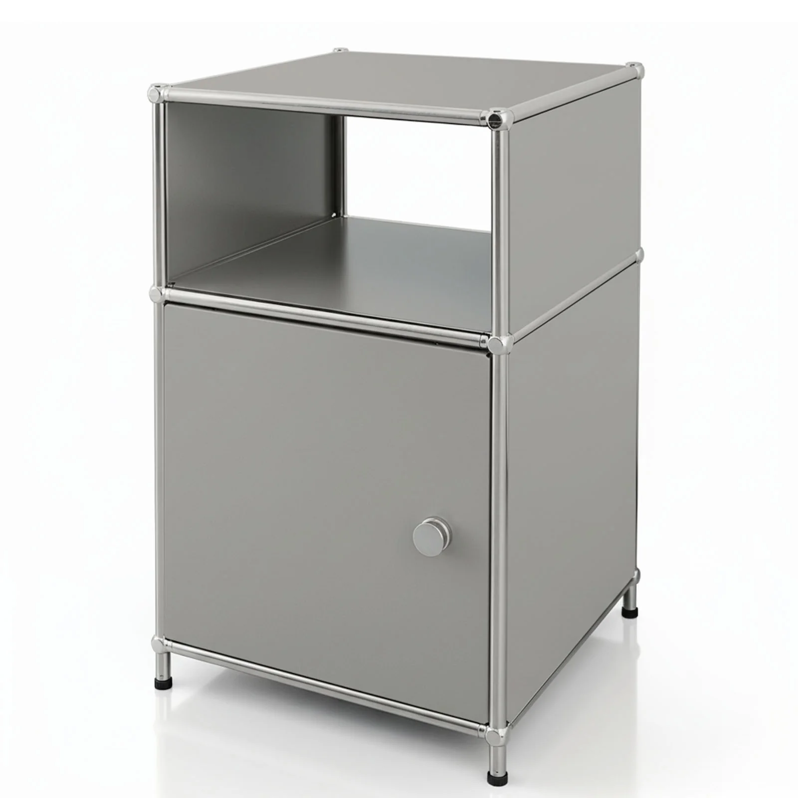 Regał metalowy | Concept Epure MK-040 | 3-poziomowy regał do przechowywania z drzwiami i półkami | Dostępny w kilku kolorach - Image 25