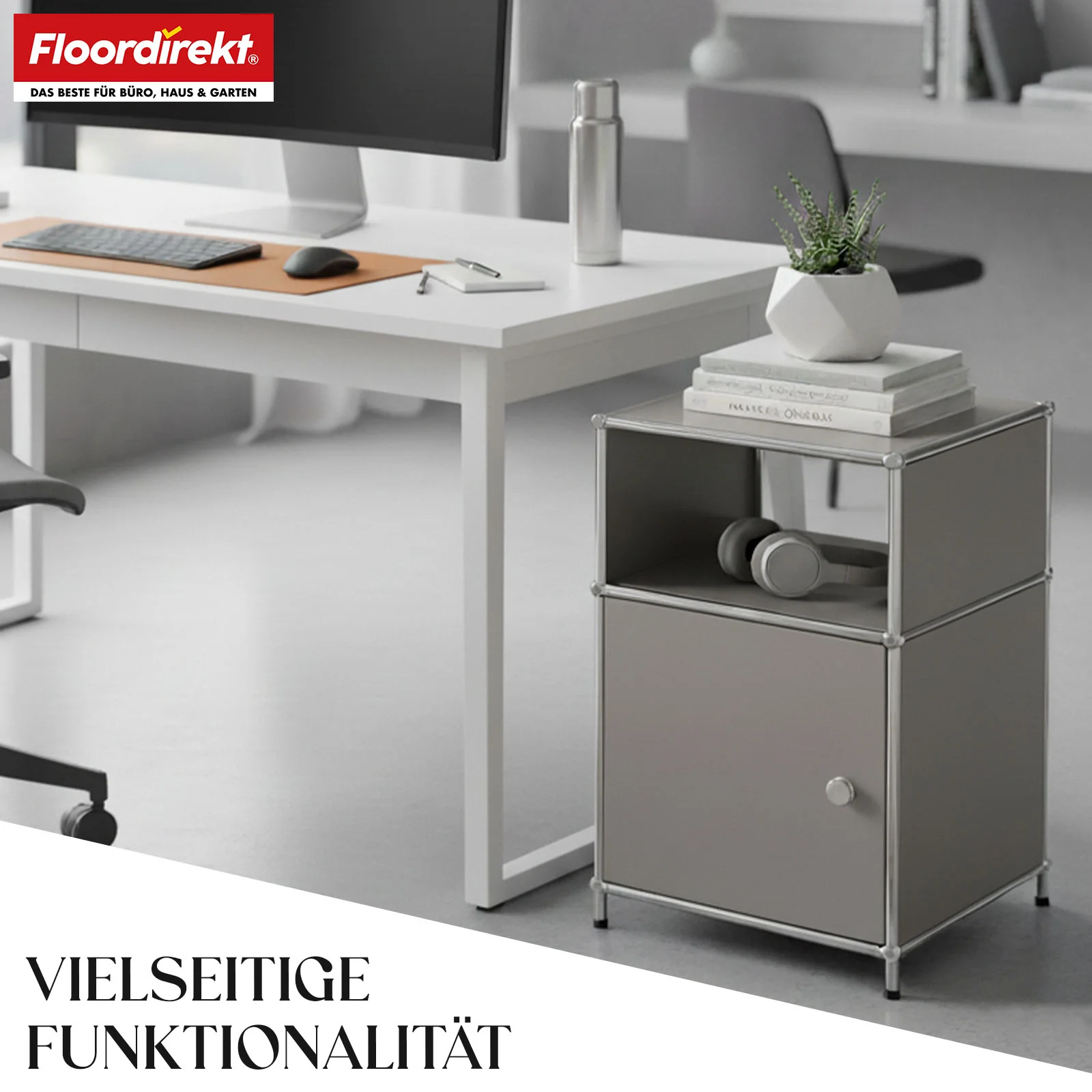 Regał metalowy | Concept Epure MK-040 | 3-poziomowy regał do przechowywania z drzwiami i półkami | Dostępny w kilku kolorach - Image 29