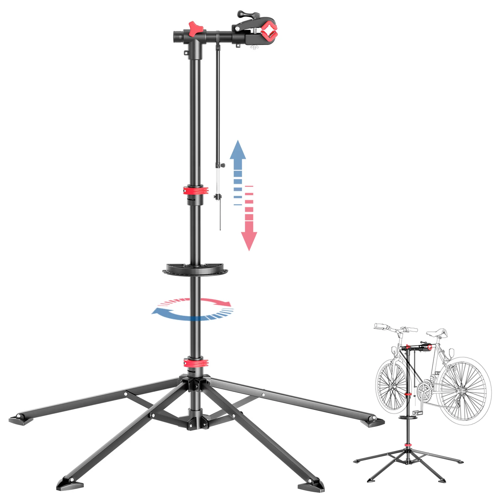 Stojak do montażu roweru | Lois | Regulowana wysokość i możliwość dostosowania | Udźwig do 30 kg