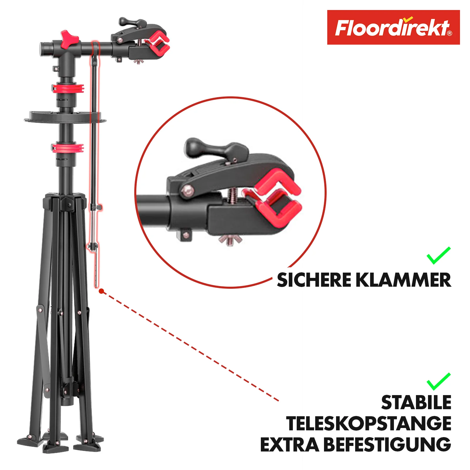 Stojak do montażu roweru | Lois | Regulowana wysokość i możliwość dostosowania | Udźwig do 30 kg - Image 6