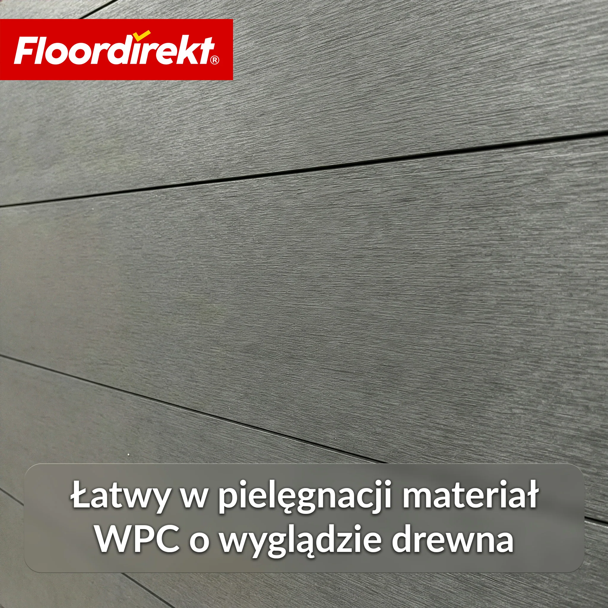 Ogrodzenie WPC | Ponza | 180 x 180 cm | Nowoczesna osłona prywatności i wiatru w kolorze czarnym z aluminiowymi słupkami - Image 4