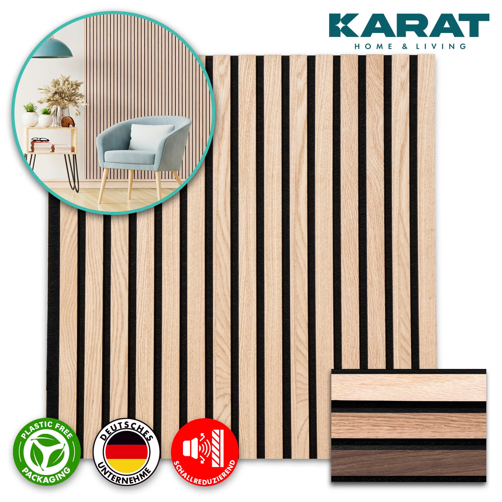 Panele akustyczne o wyglądzie drewna | Ponadczasowy design zapewniający przyjemną akustykę pomieszczenia | Dostępne w 3 wzorach i 2 rozmiarach - Image 18