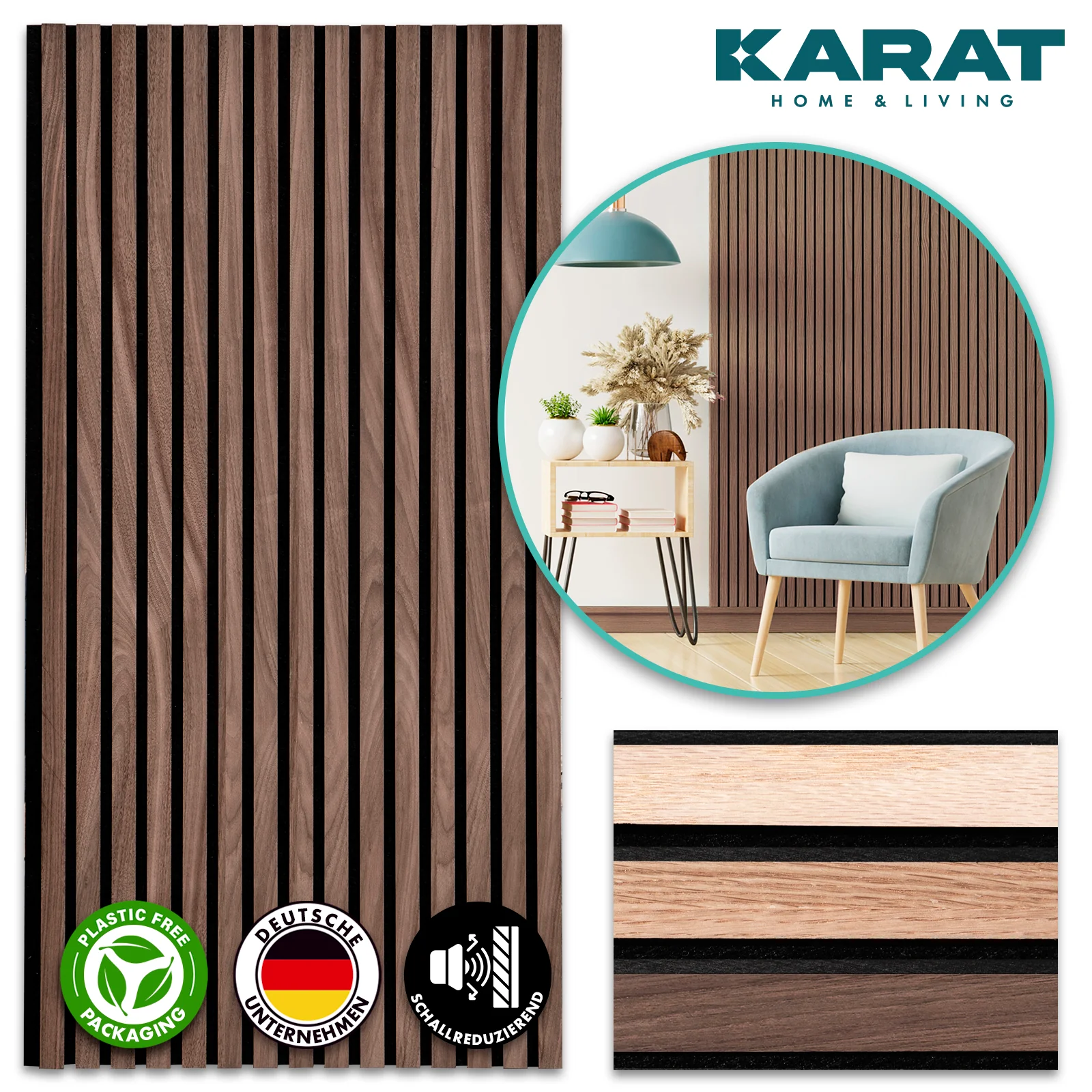 Panele akustyczne o wyglądzie drewna | Ponadczasowy design zapewniający przyjemną akustykę pomieszczenia | Dostępne w 3 wzorach i 2 rozmiarach - Image 26