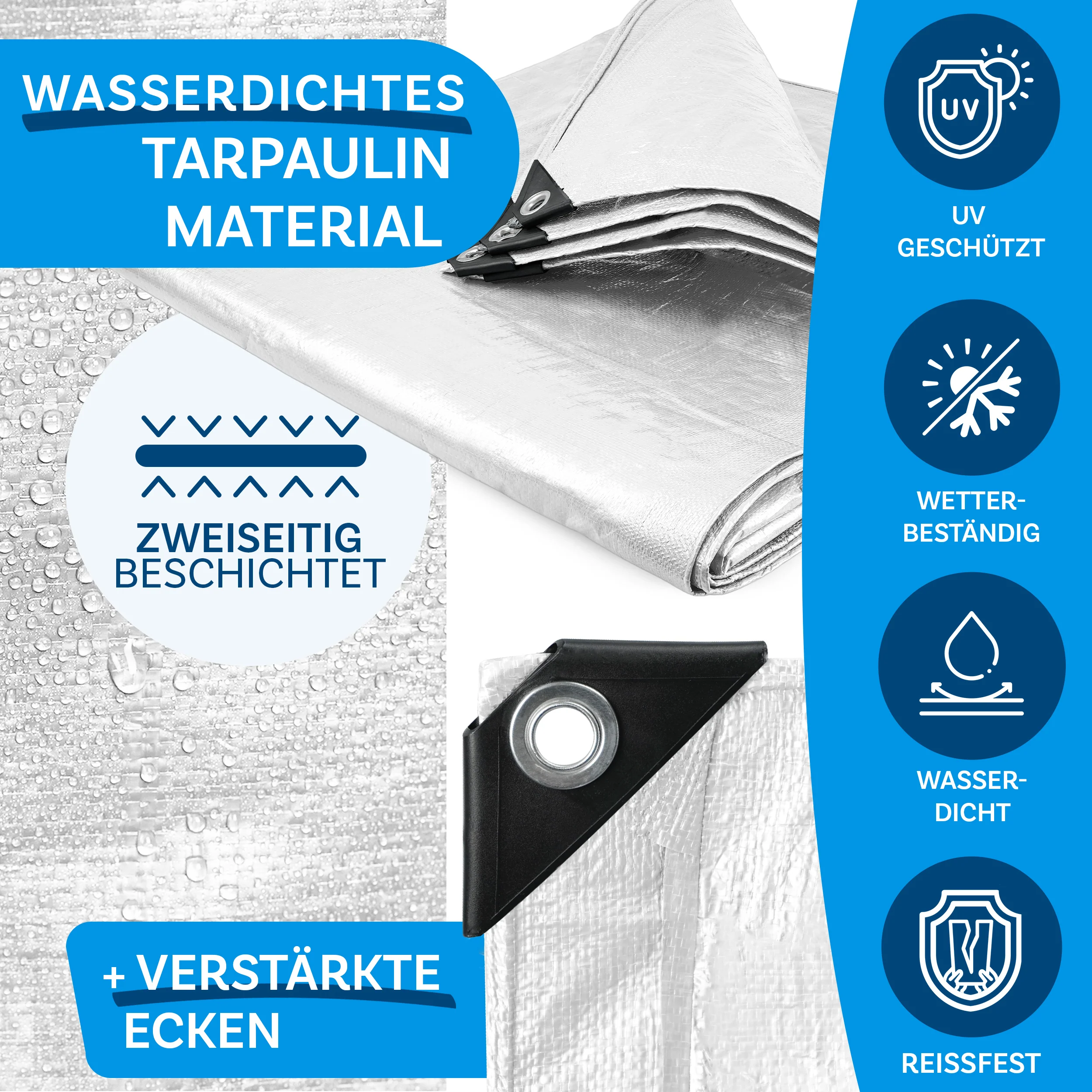 Plandeka | Wyjątkowo odporna na rozdarcia | Niezawodna ochrona do wszechstronnych zastosowań | 180 g/m² - Image 8