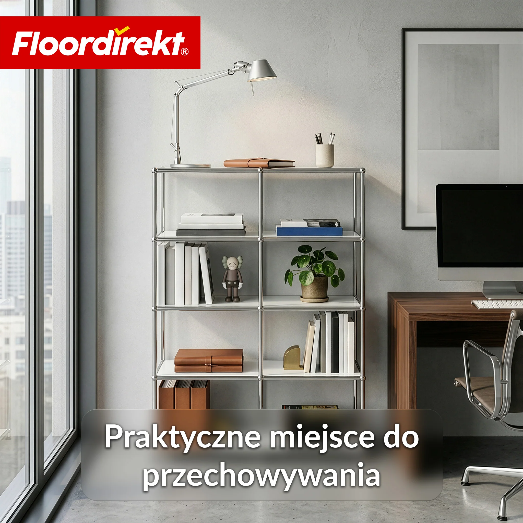 Regał metalowy | Concept Epure MK-015 | Otwarty regał stojący z 5 półkami | Regał kuchenny, biurowy i do salonu - Image 21