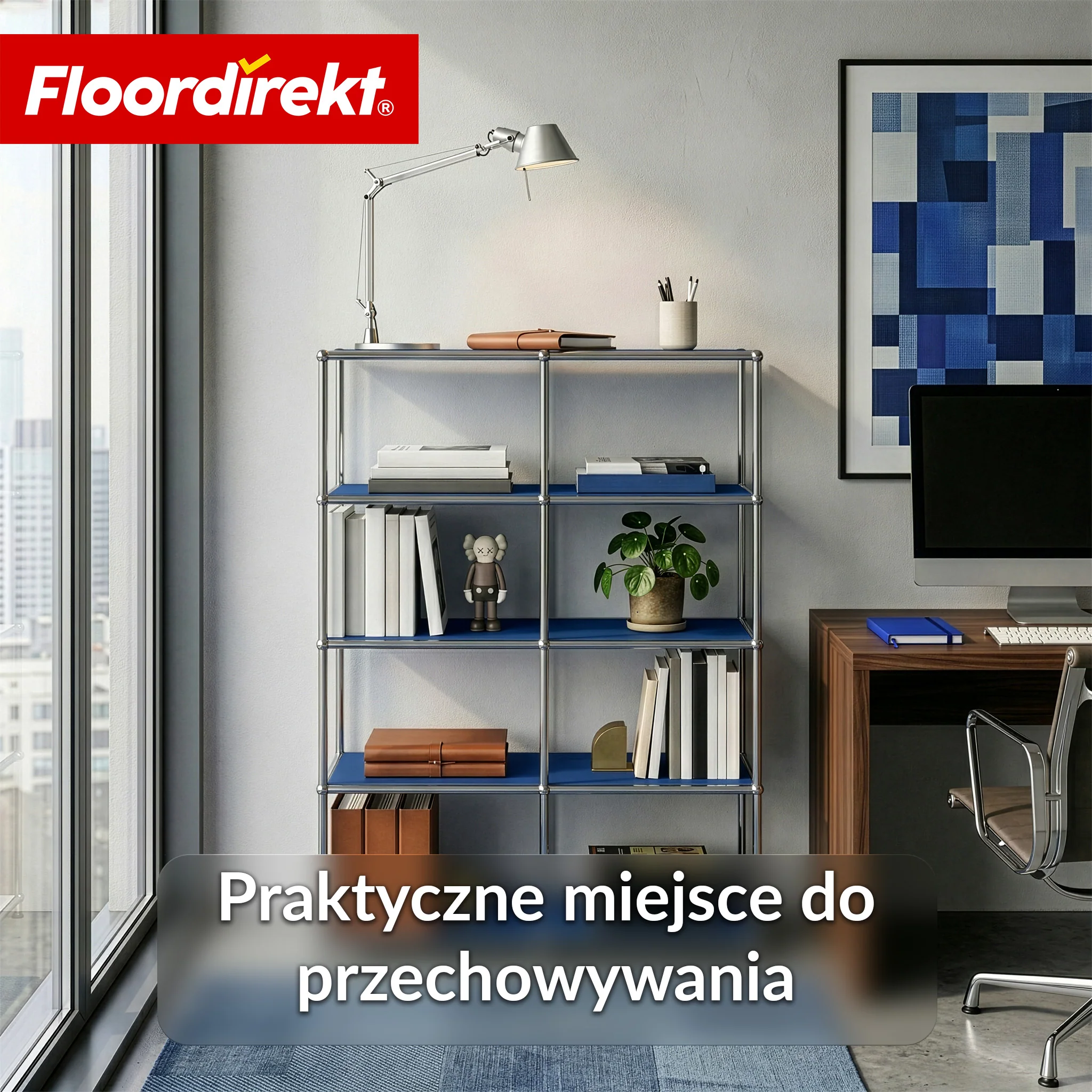 Regał metalowy | Concept Epure MK-015 | Otwarty regał stojący z 5 półkami | Regał kuchenny, biurowy i do salonu - Image 29
