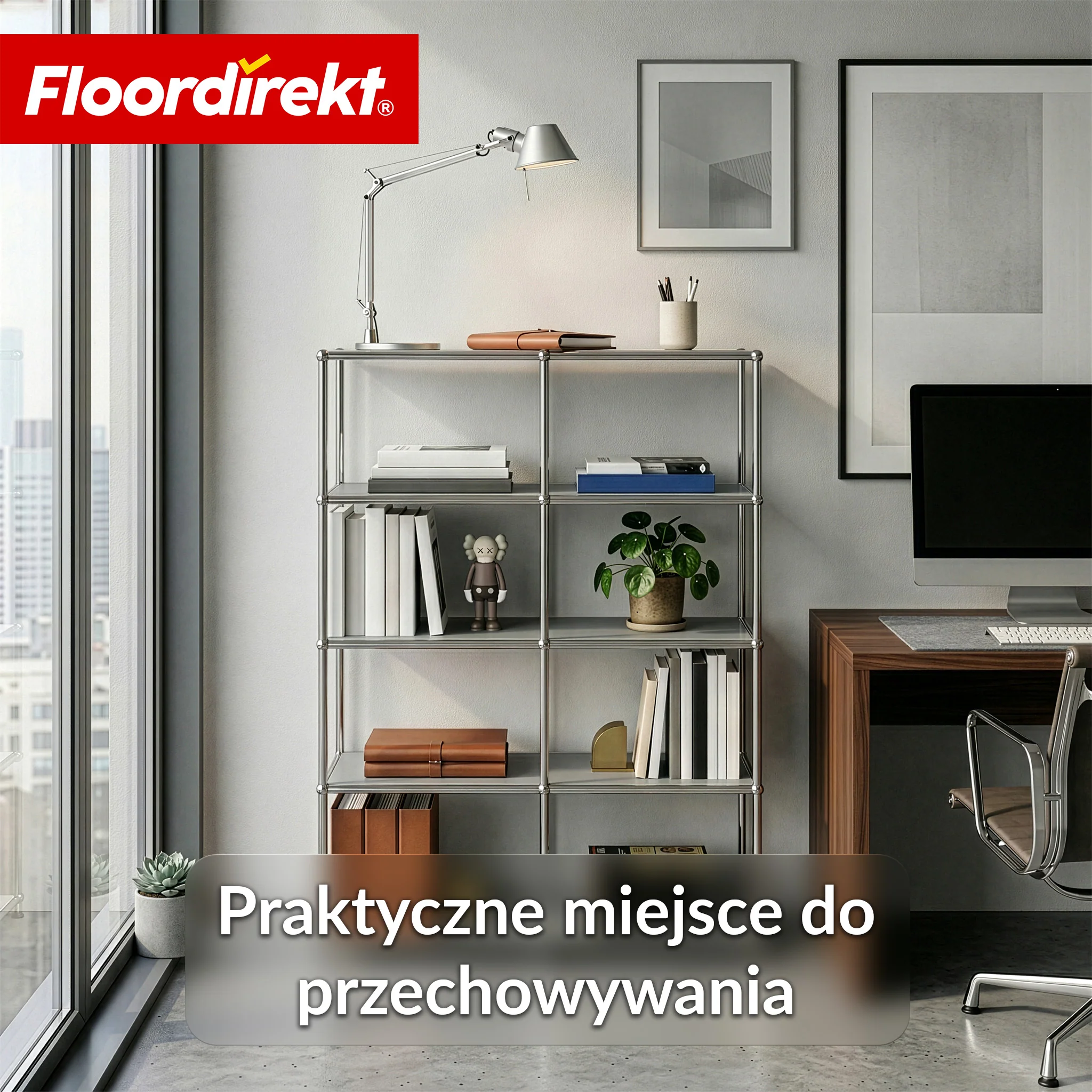 Regał metalowy | Concept Epure MK-015 | Otwarty regał stojący z 5 półkami | Regał kuchenny, biurowy i do salonu - Image 5