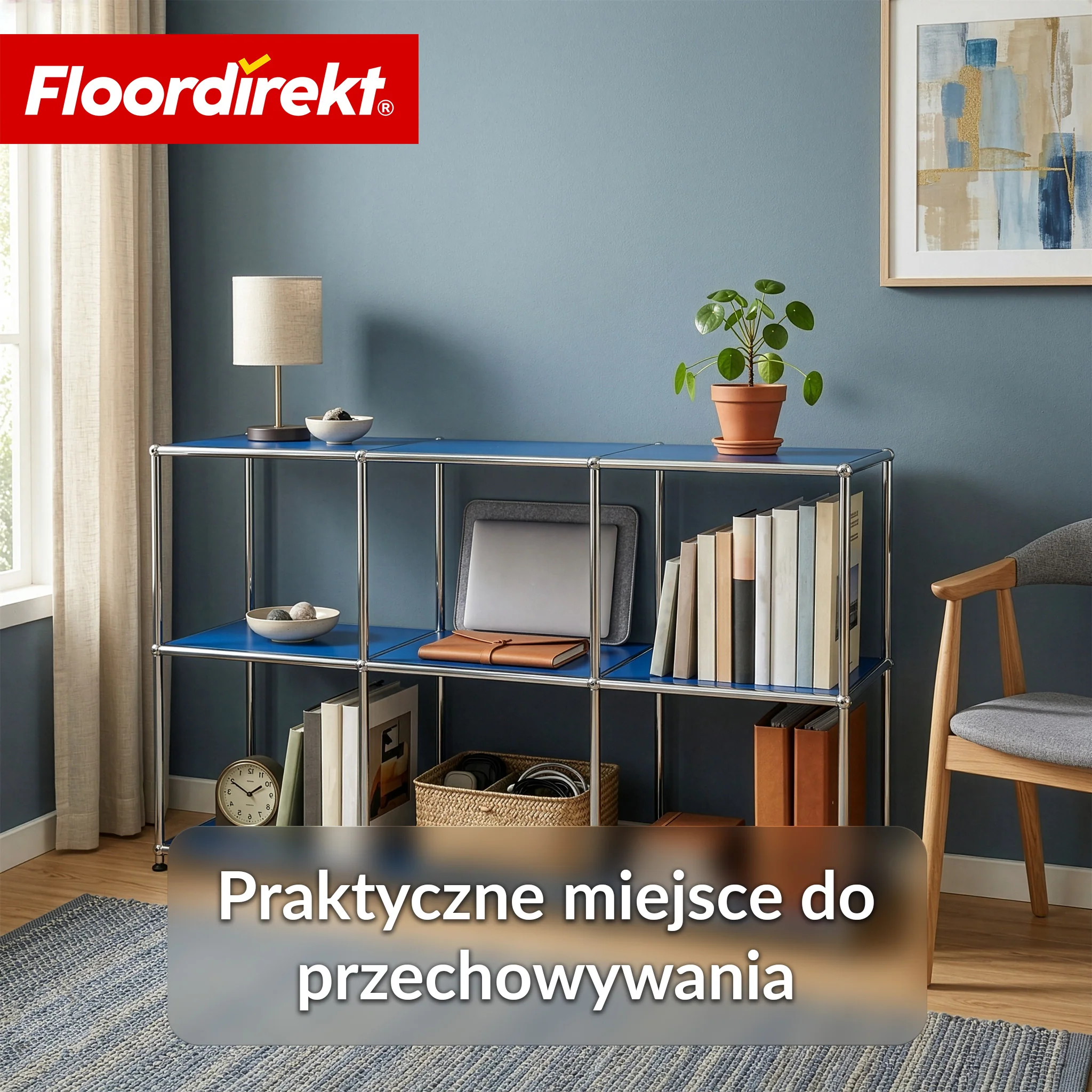 Regał metalowy | Concept Epure MK-018 | Otwarty regał stojący z 3 półkami | Regał kuchenny, biurowy i do salonu - Image 5