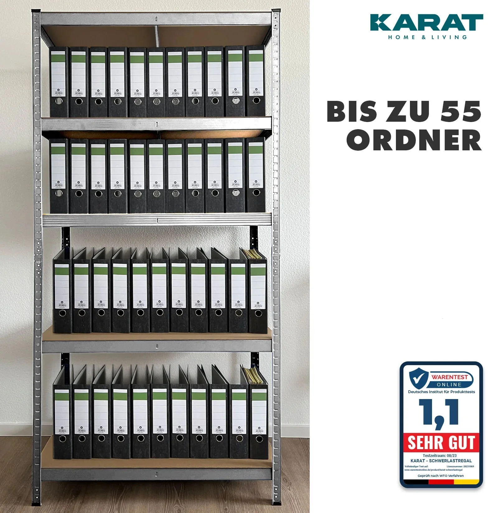 Regały do dużych obciążeń metalowe Lakota | Udźwig do 875 kg | Możliwość dostosowania | Zestaw 2 sztuk |Różne rozmiary i kolory - Image 5