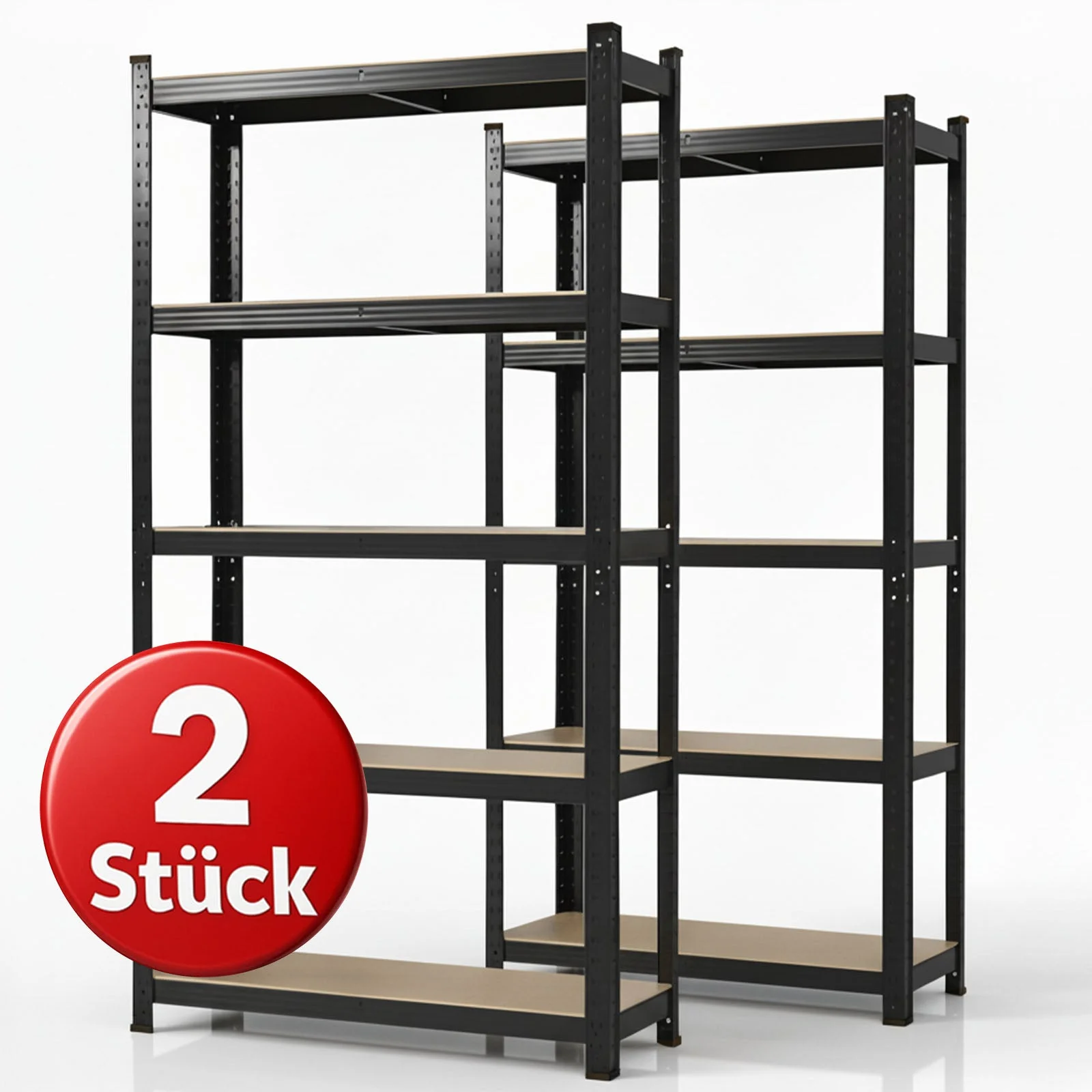 Regały do dużych obciążeń metalowe Lakota | Udźwig do 875 kg | Możliwość dostosowania | Zestaw 2 sztuk |Różne rozmiary i kolory - Image 8