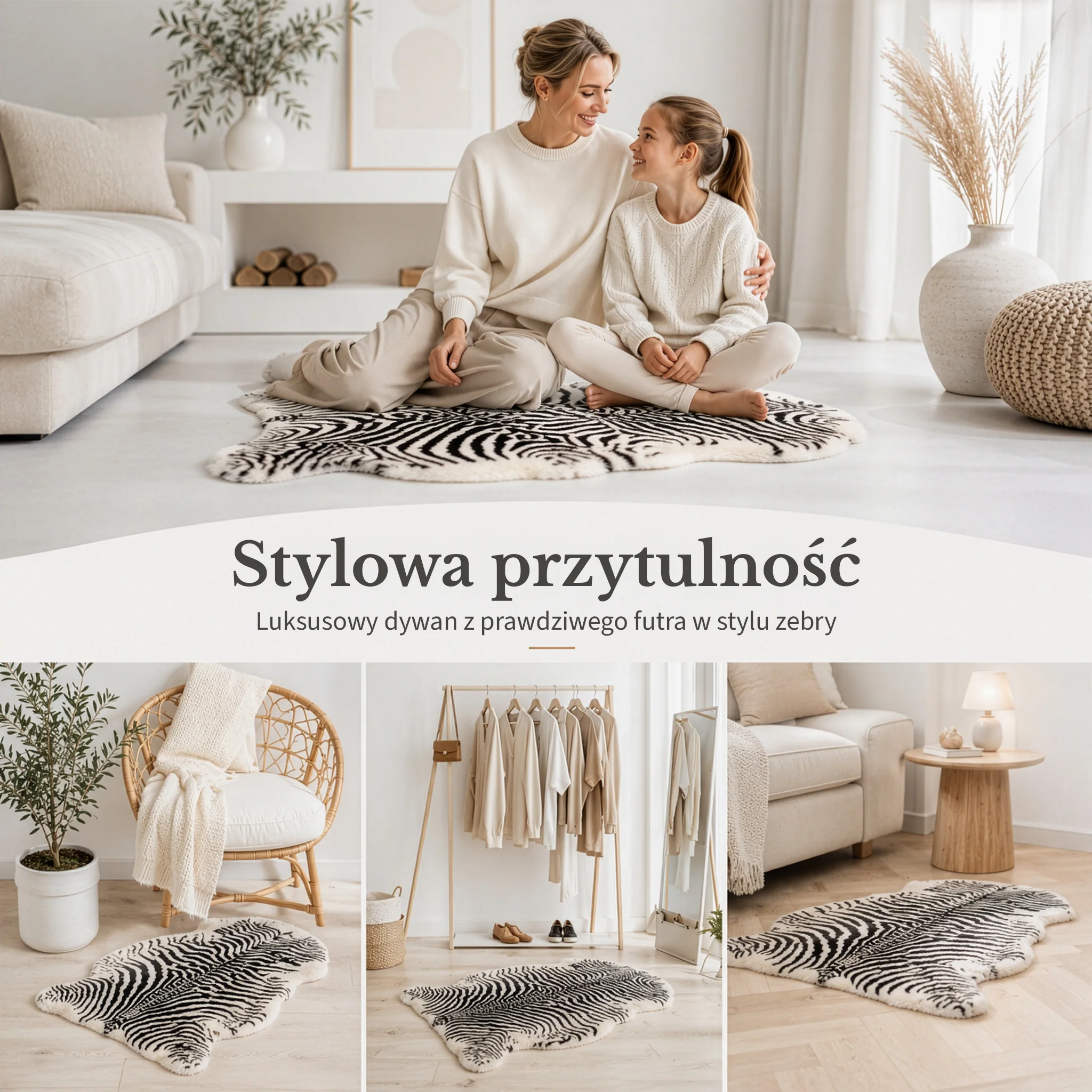 Skóra owcza Design | Audrey | Naturalna skóra jagnięca ze 100% wełny owczej | Miękka i naturalna - Image 11