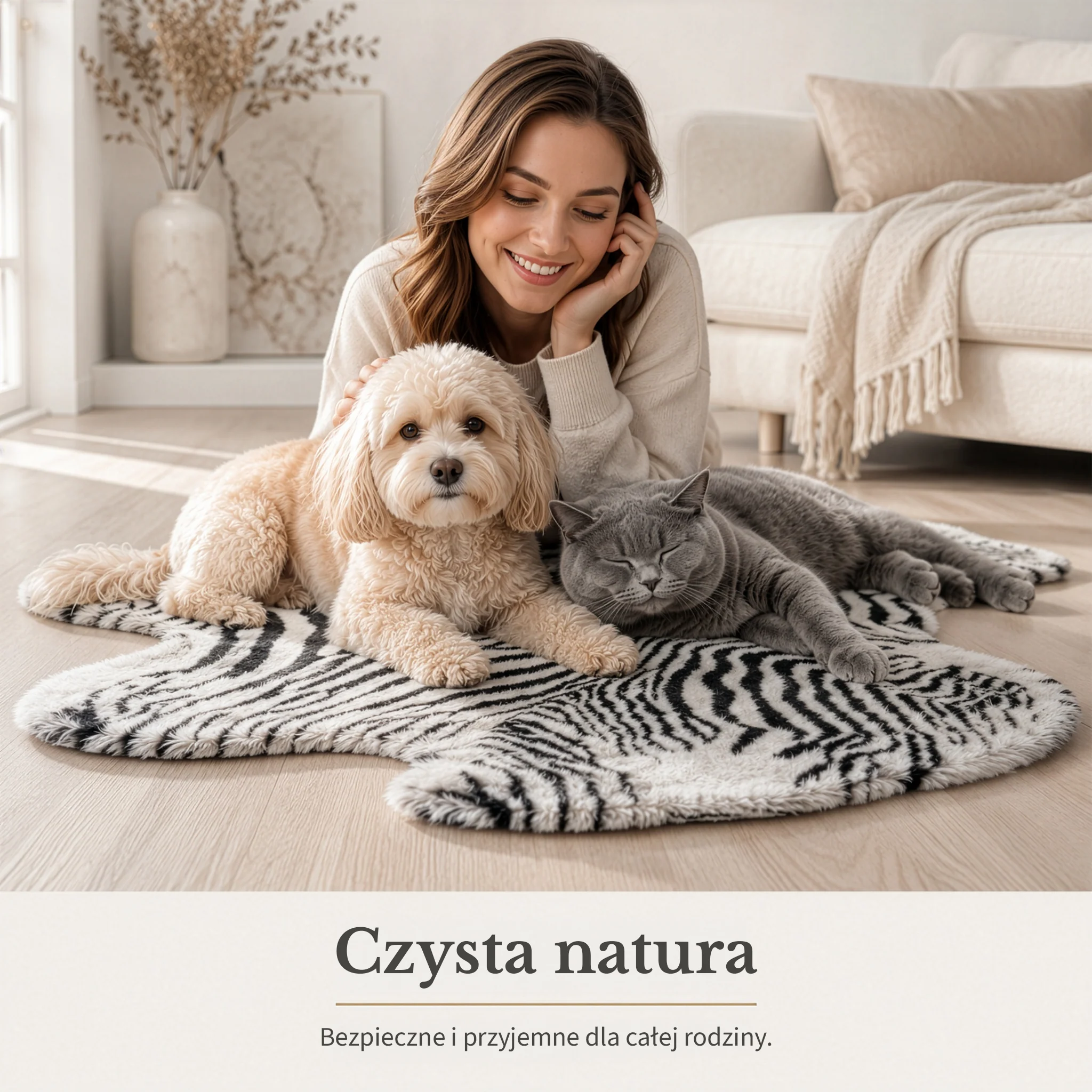 Skóra owcza Design | Audrey | Naturalna skóra jagnięca ze 100% wełny owczej | Miękka i naturalna - Image 13