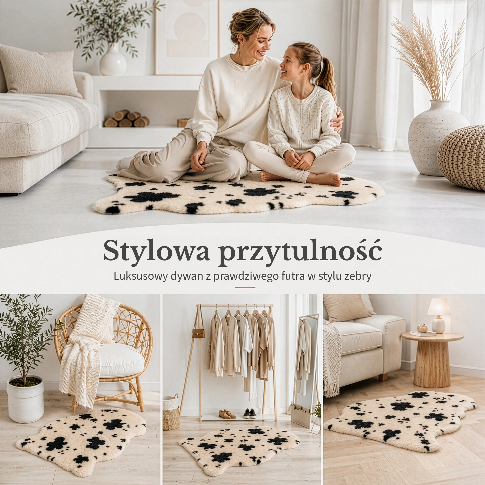 Skóra owcza Design | Audrey | Naturalna skóra jagnięca ze 100% wełny owczej | Miękka i naturalna - Image 18
