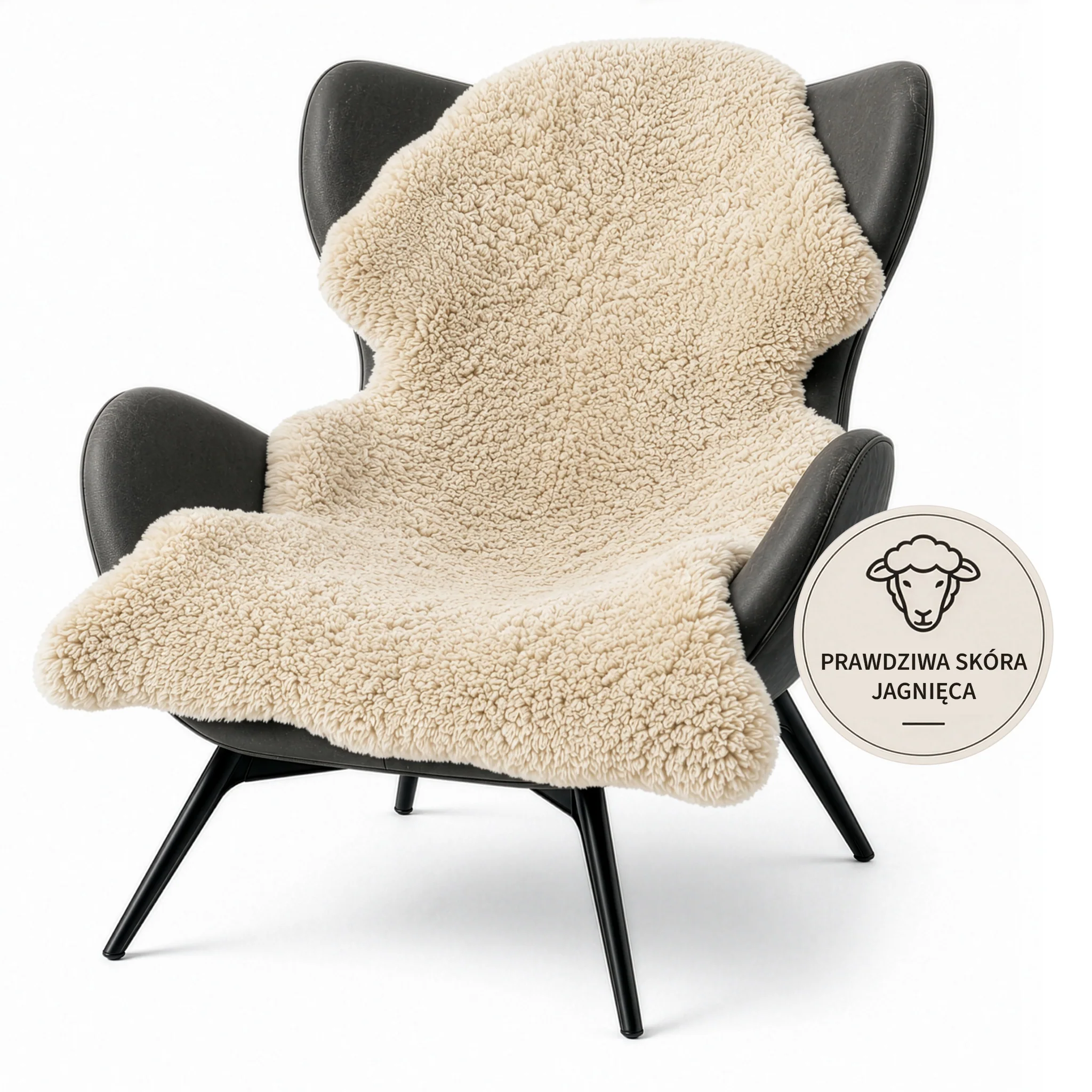 Skóra owcza Design | Audrey | Naturalna skóra jagnięca ze 100% wełny owczej | Miękka i naturalna - Image 22