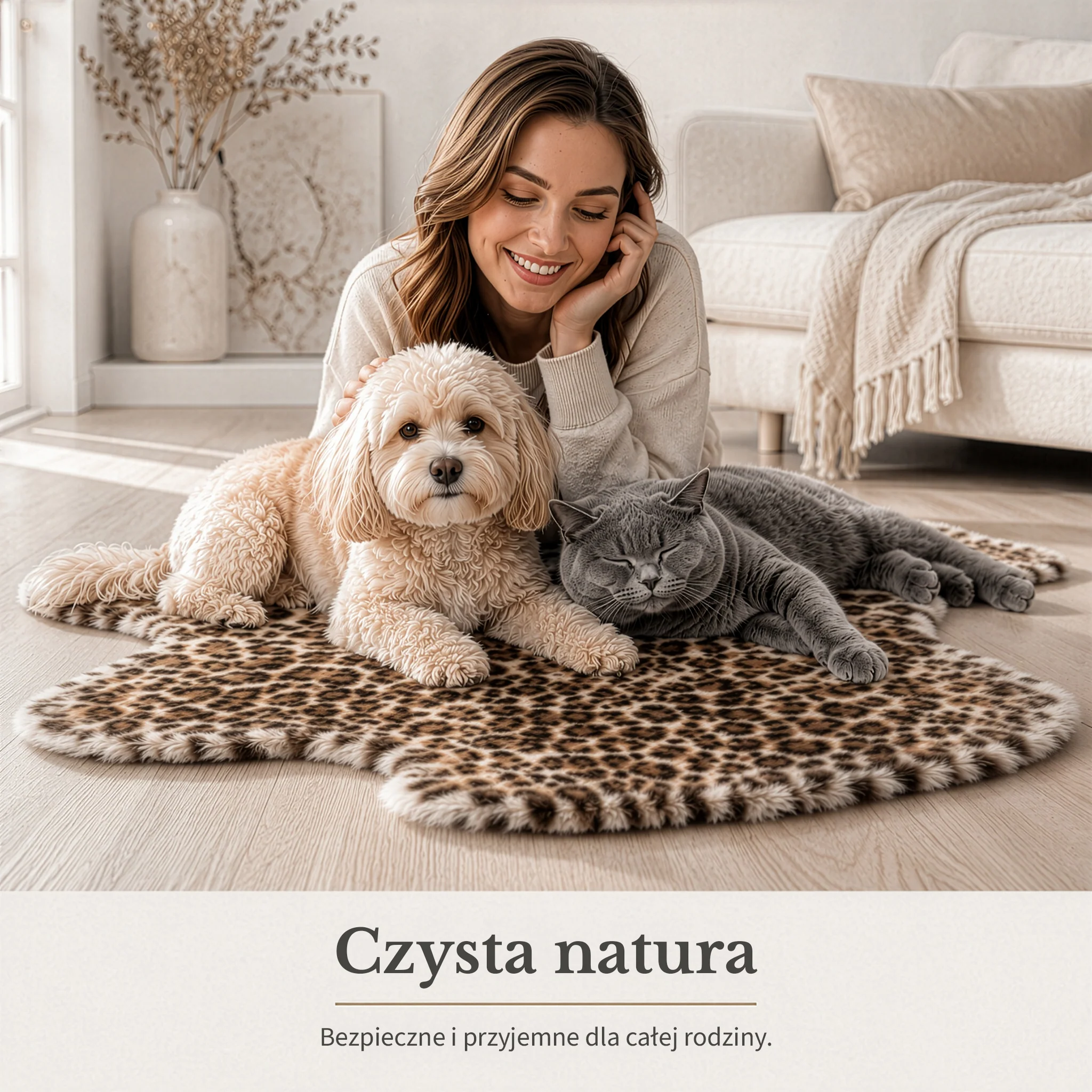 Skóra owcza Design | Audrey | Naturalna skóra jagnięca ze 100% wełny owczej | Miękka i naturalna - Image 6