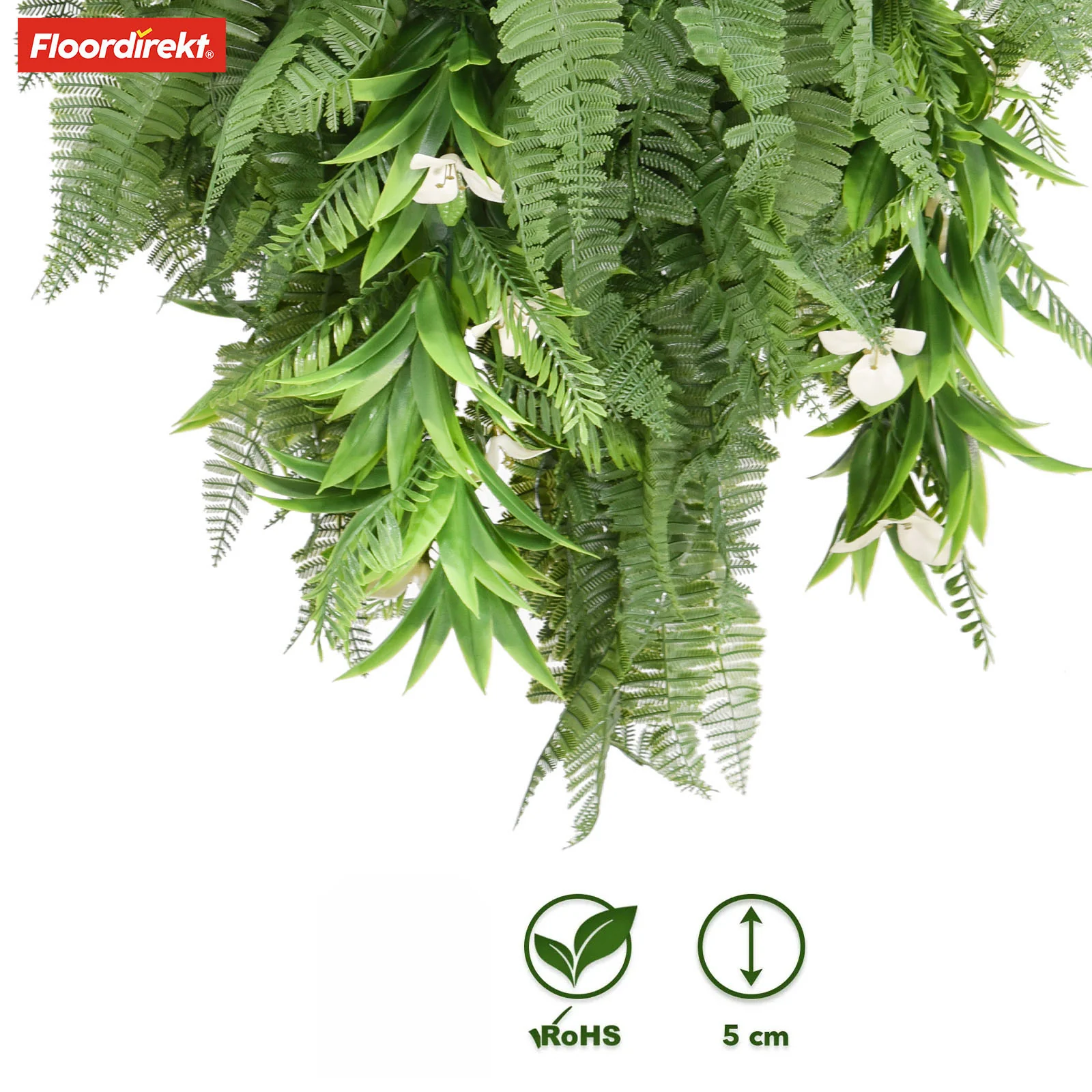 Wisząca roślina | Rainforest | Sztuczna zielona roślina do stylowej dekoracji wnętrz i na zewnątrz - Image 3